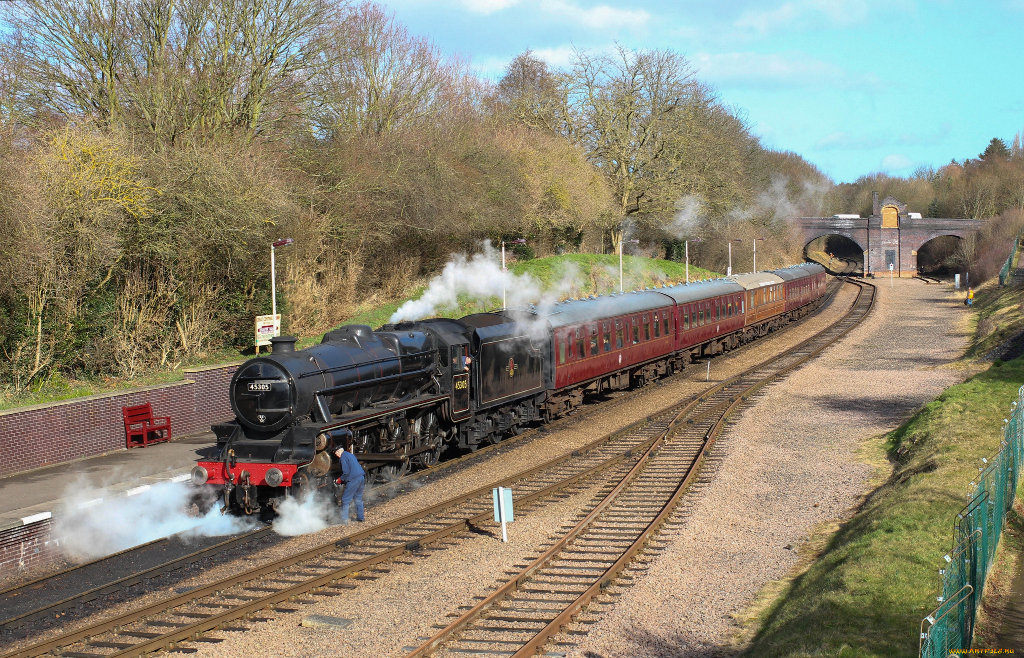 техника, паровозы, паровоз, рельсы, дорога, железная