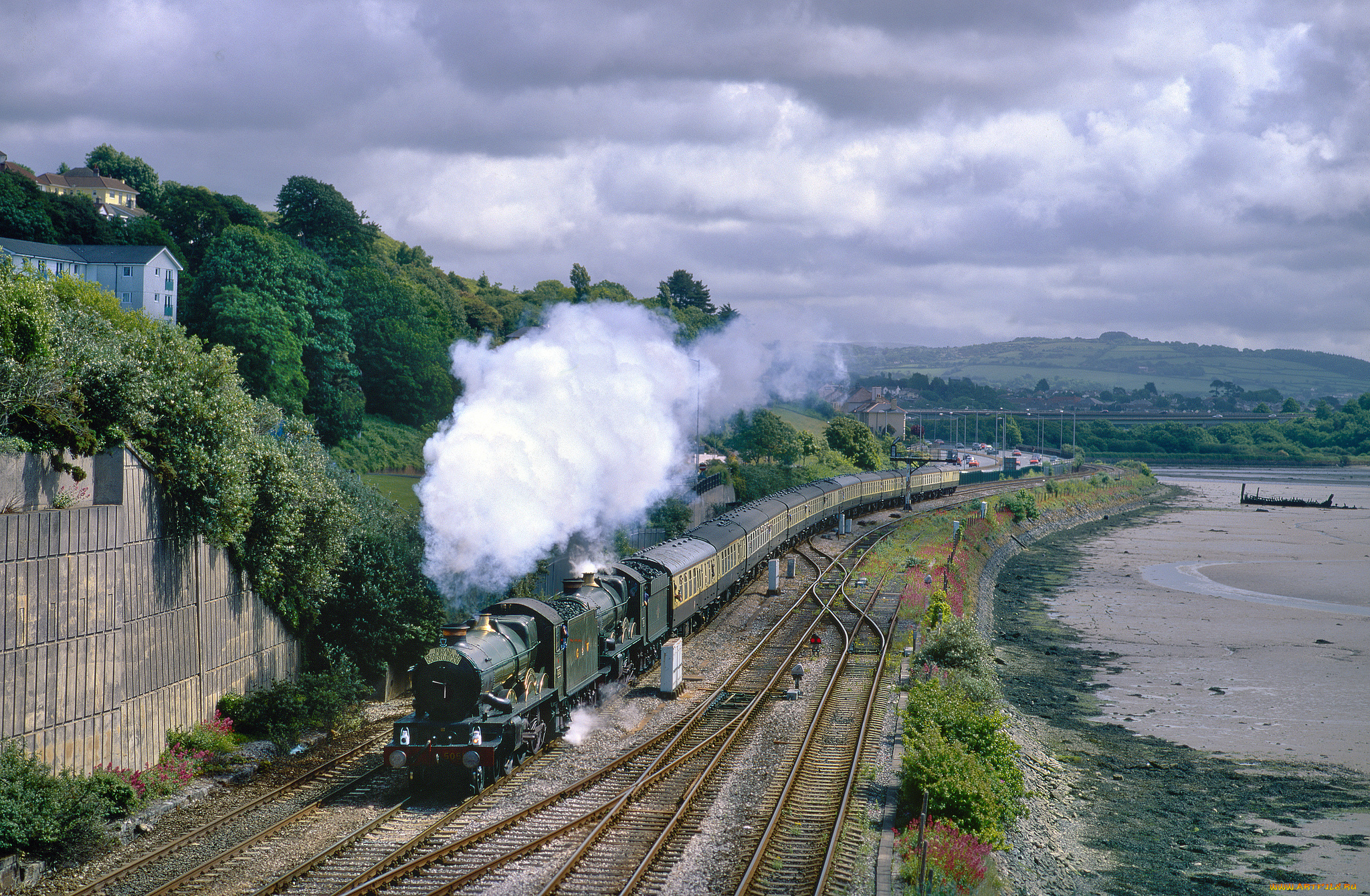 техника, паровозы, рельсы, дорога, железная, паровоз