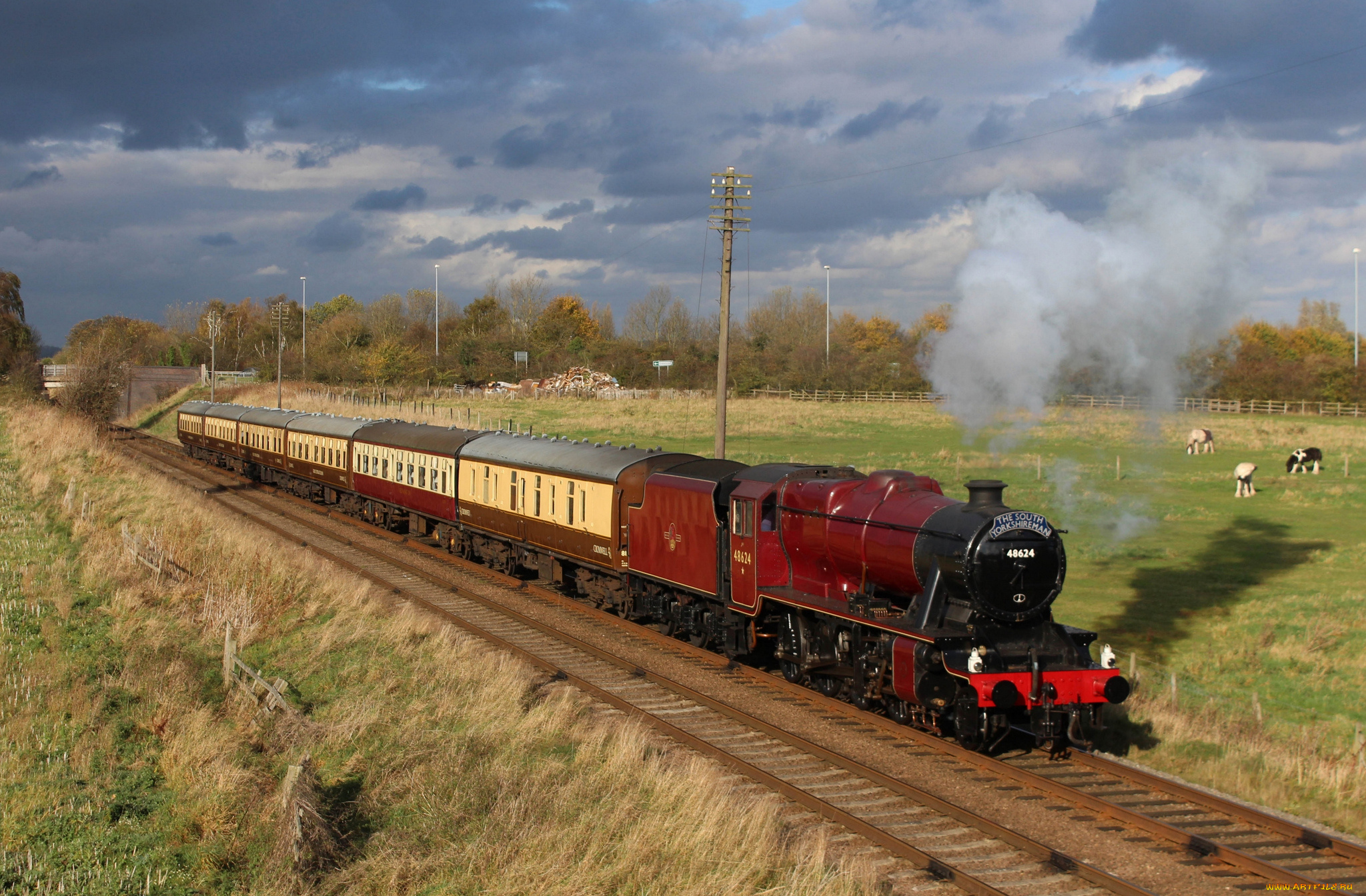 техника, паровозы, паровоз, рельсы, дорога, железная