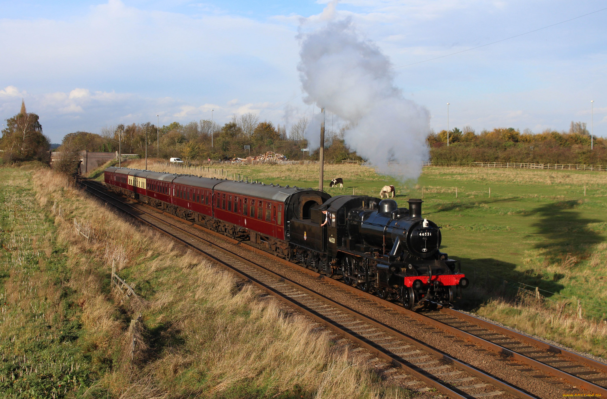 техника, паровозы, рельсы, дорога, железная, паровоз