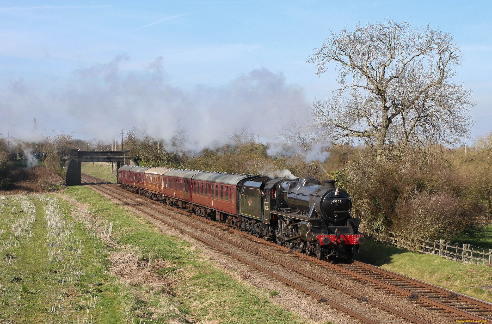 техника, паровозы, паровоз, рельсы, дорога, железная