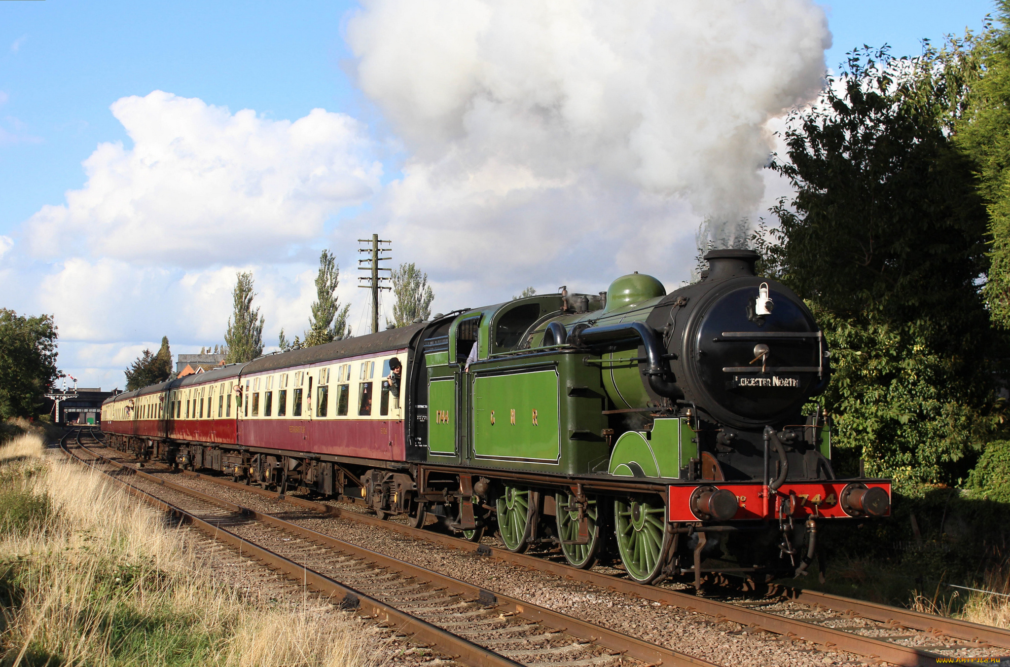 техника, паровозы, паровоз, рельсы, дорога, железная