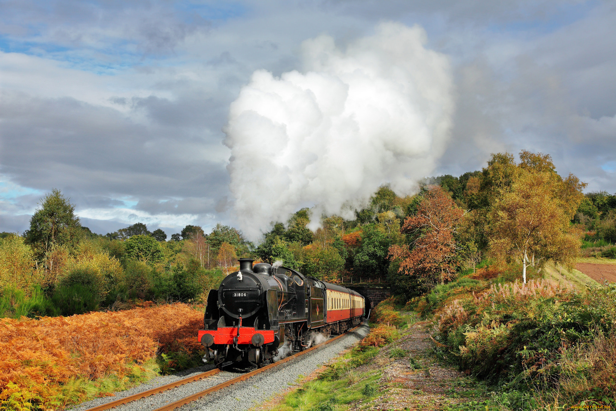 техника, паровозы, паровоз, рельсы, дорога, железная