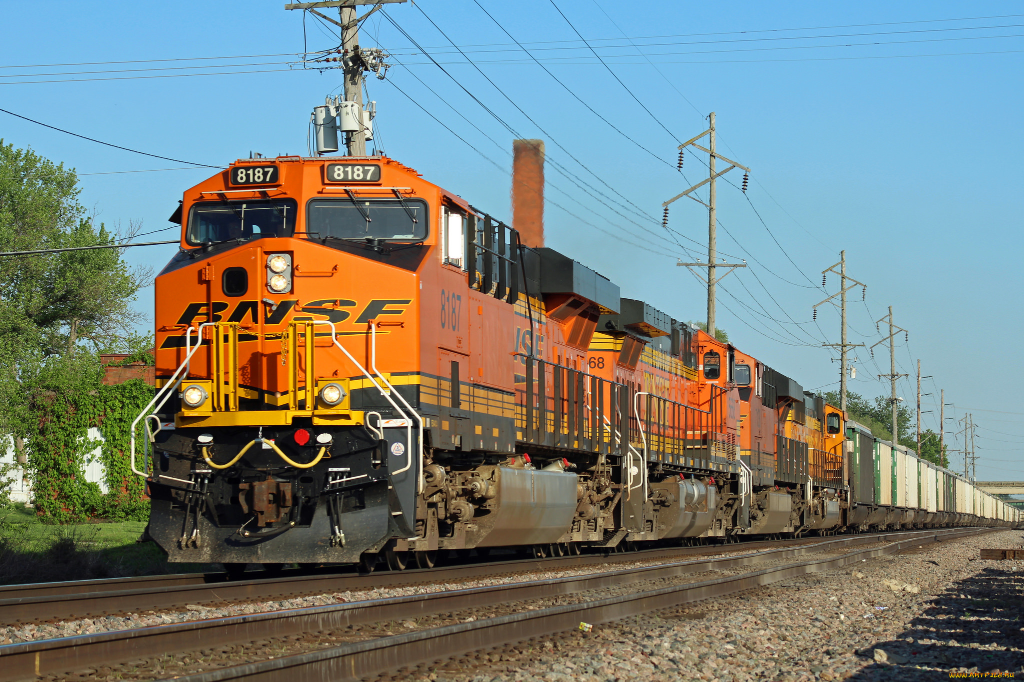 техника, поезда, состав, рельсы, локомотив, дорога, железная