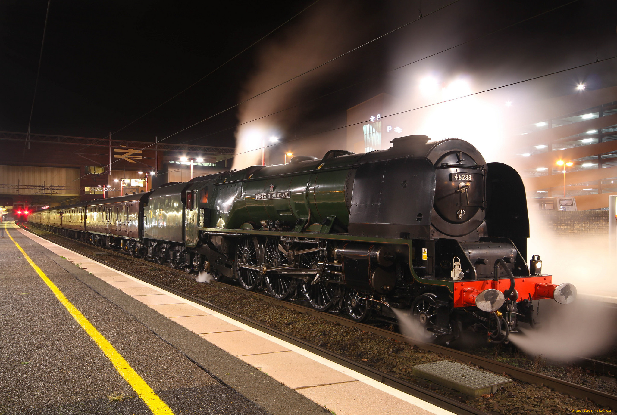 техника, монорельс, железная, дорога, паровоз, рельсы