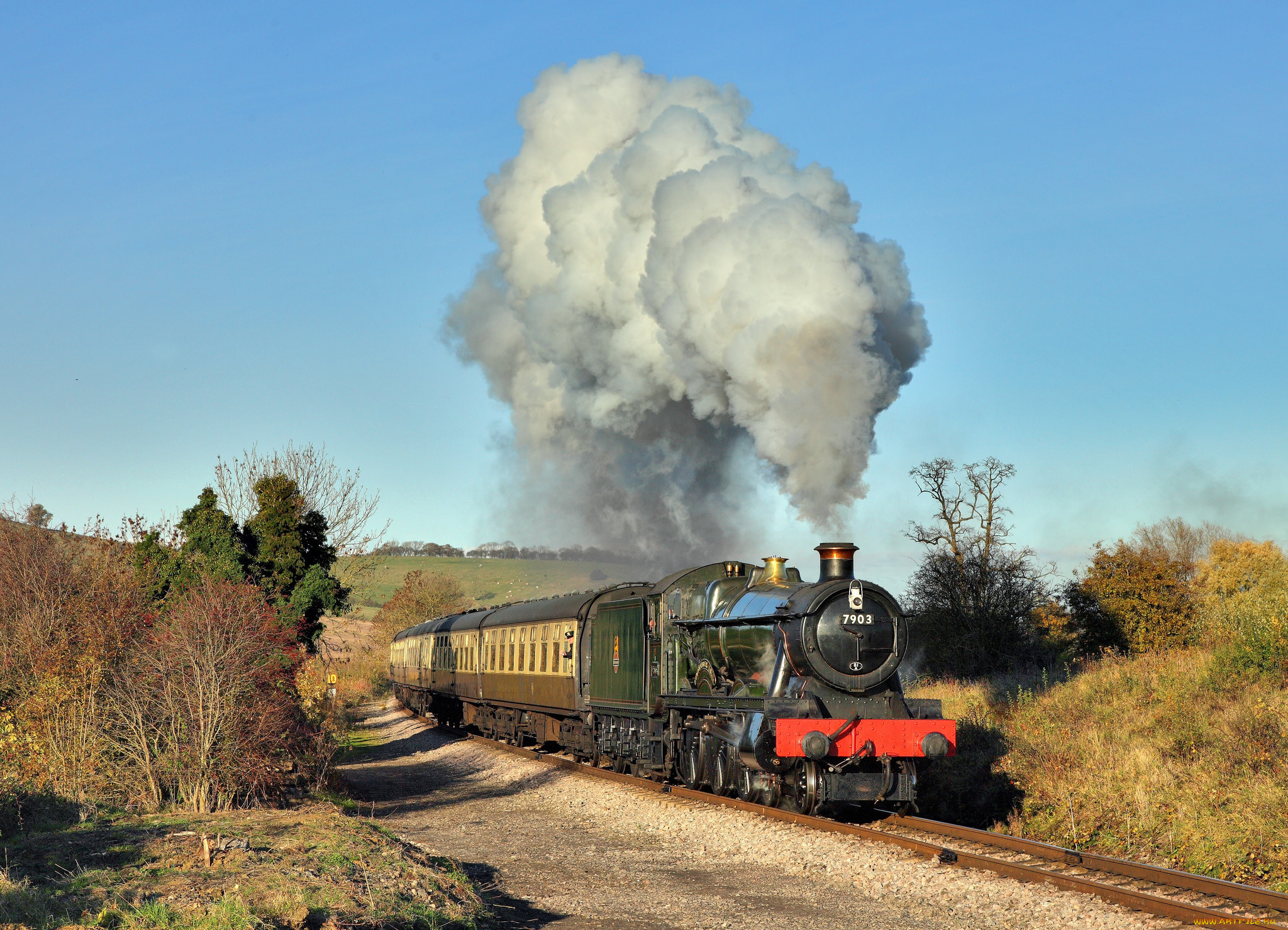 техника, паровозы, железная, паровоз, рельсы, дорога