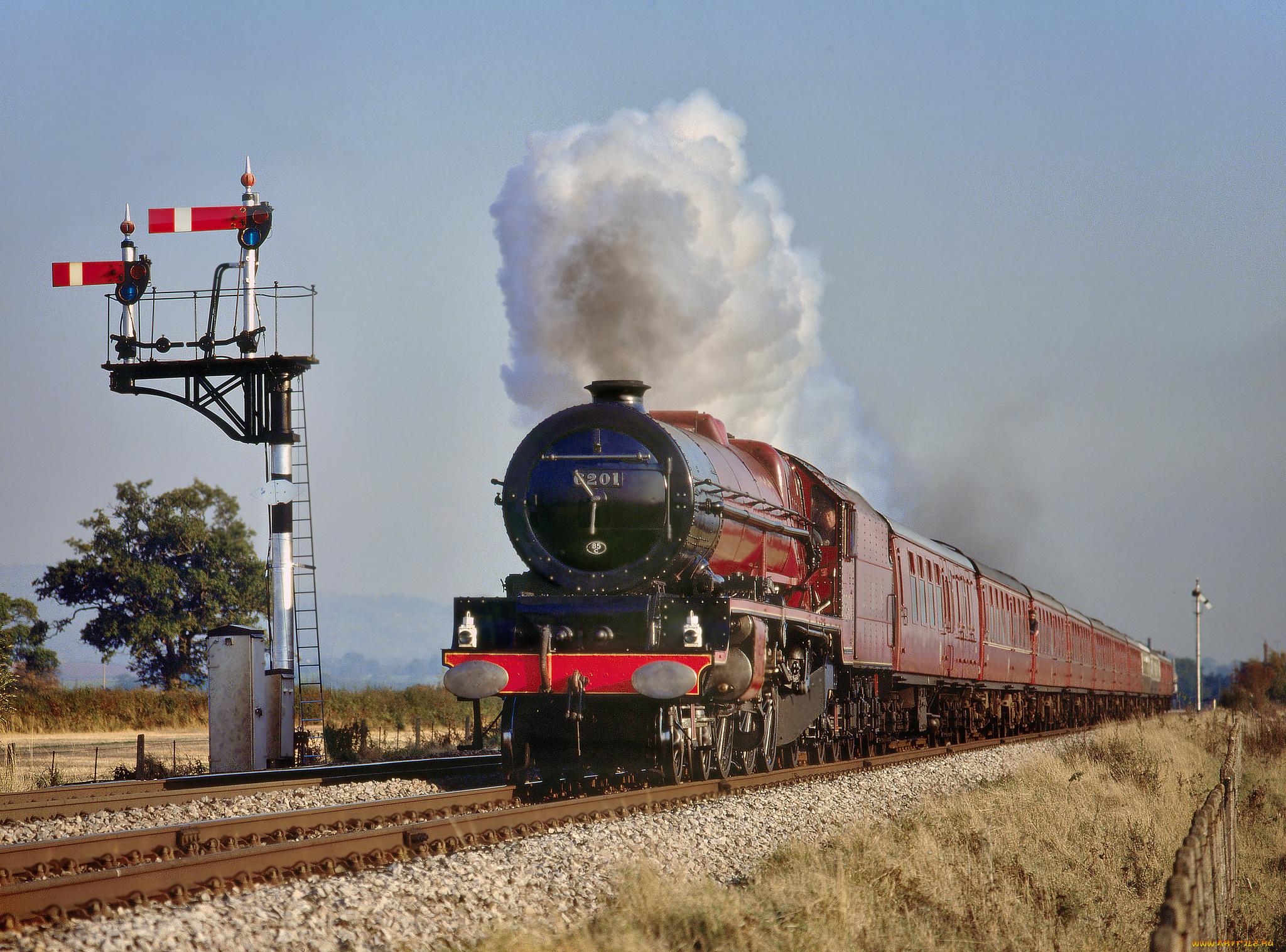 техника, паровозы, рельсы, дорога, железная, паровоз