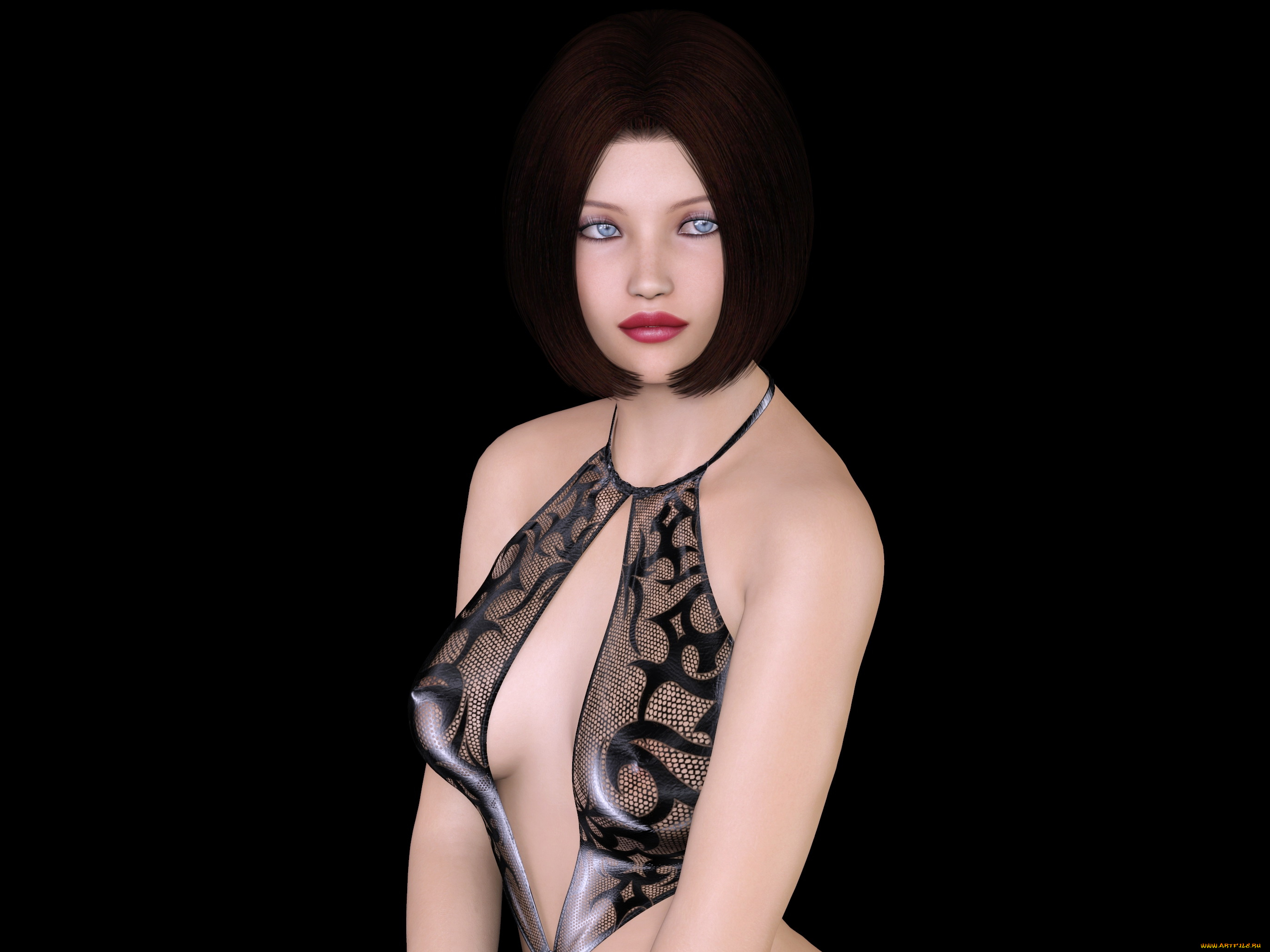 3д, графика, люди, , people, фон, взгляд, девушка