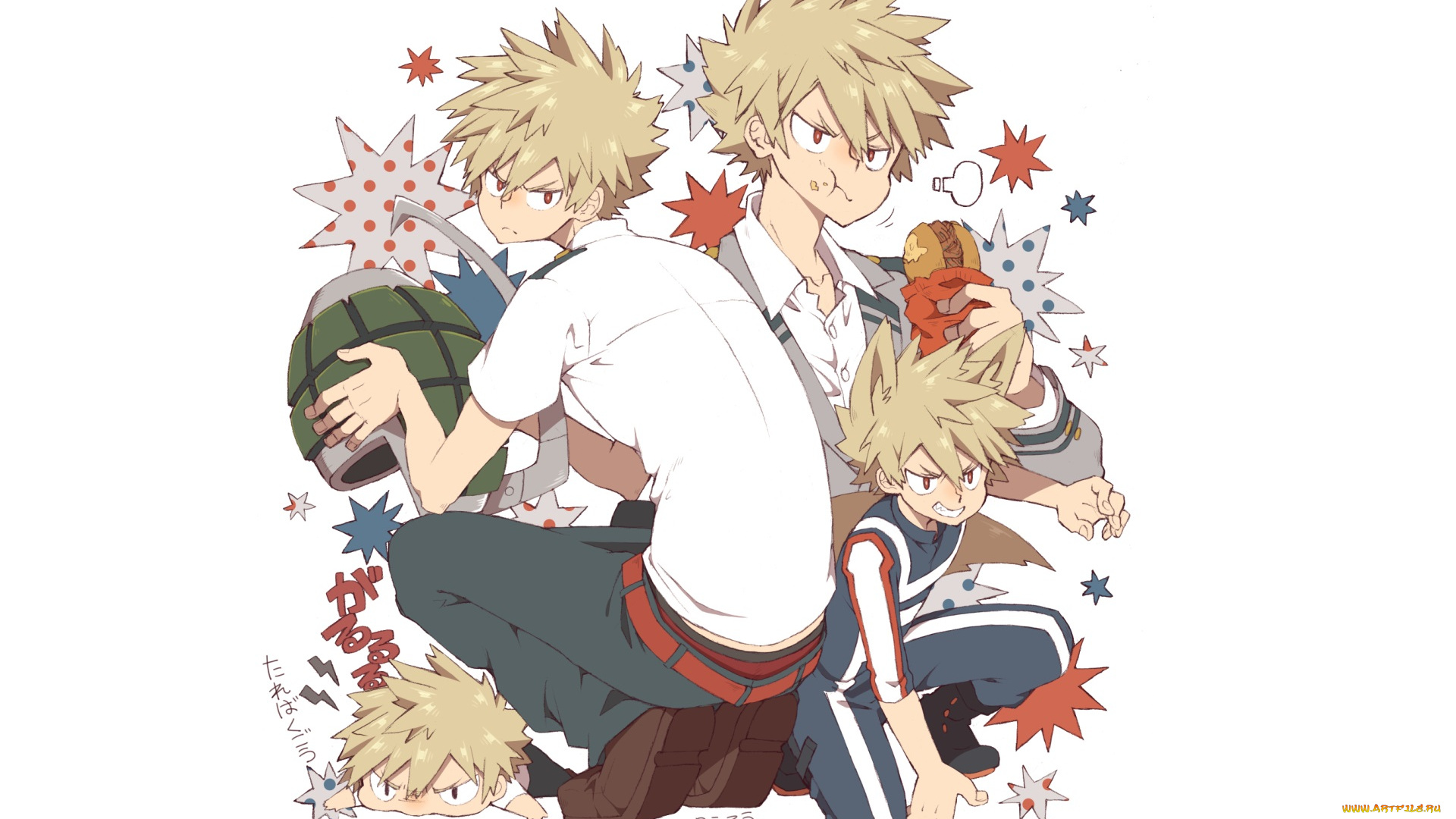 аниме, boku, no, hero, academia, парень