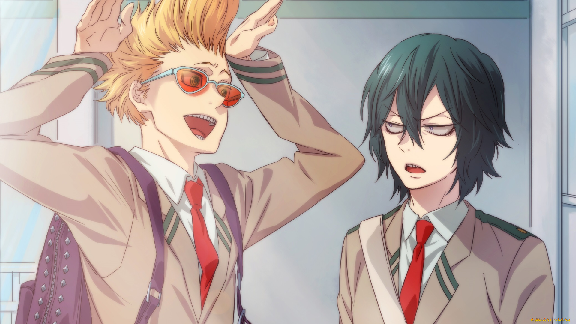 аниме, boku, no, hero, academia, парни