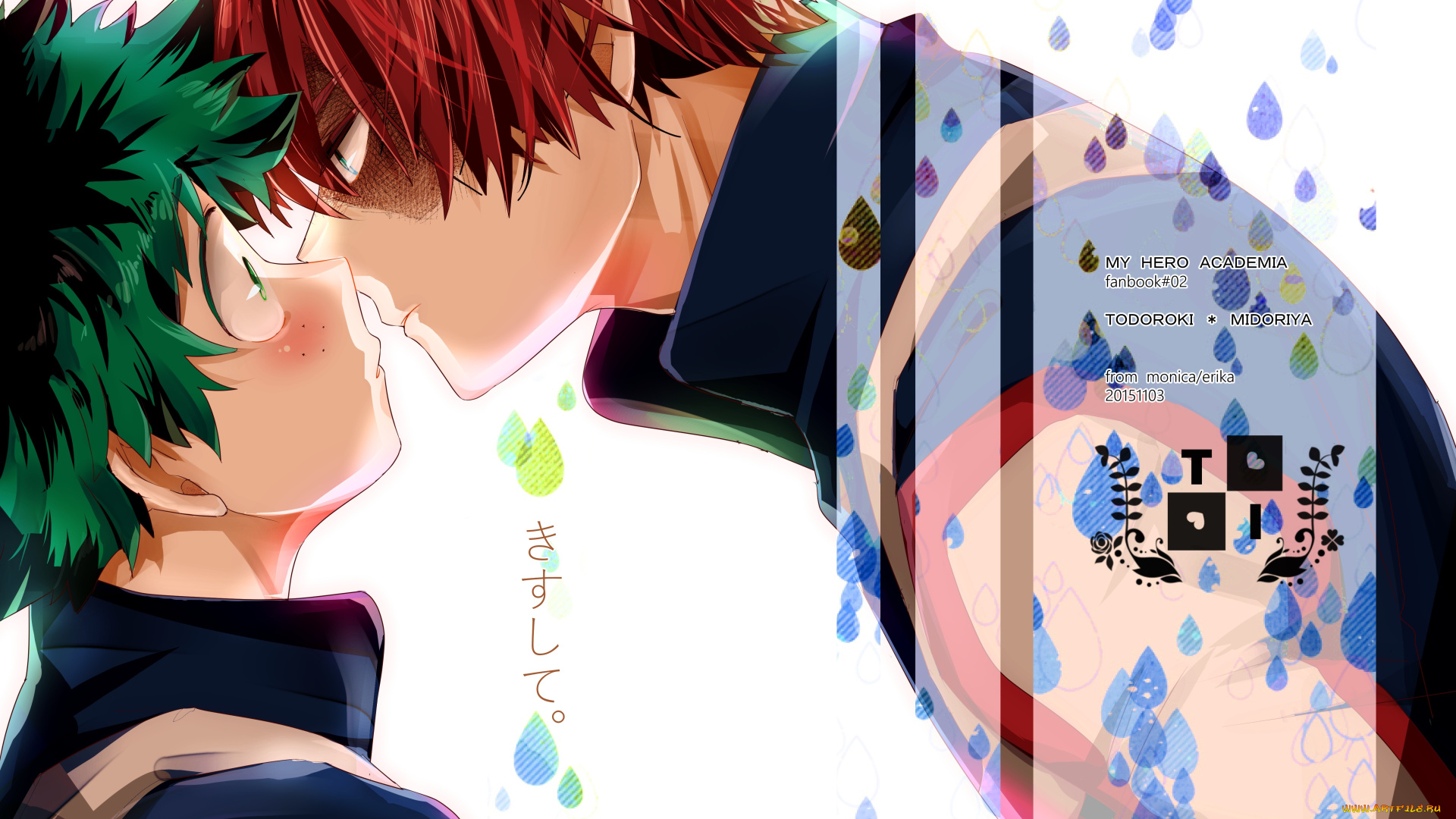 аниме, boku, no, hero, academia, парни