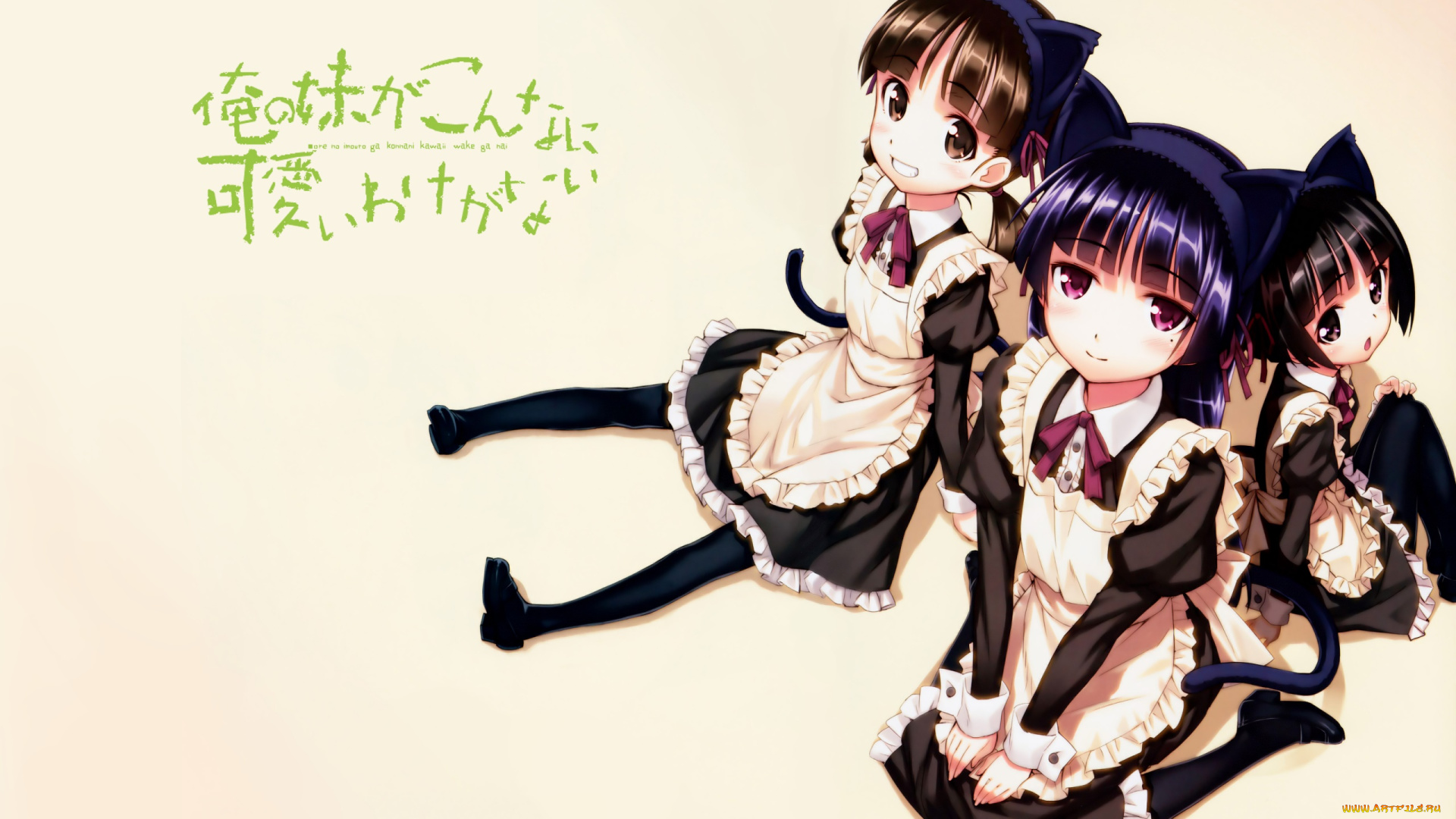 аниме, oreimo, фон, взгляд, девушка