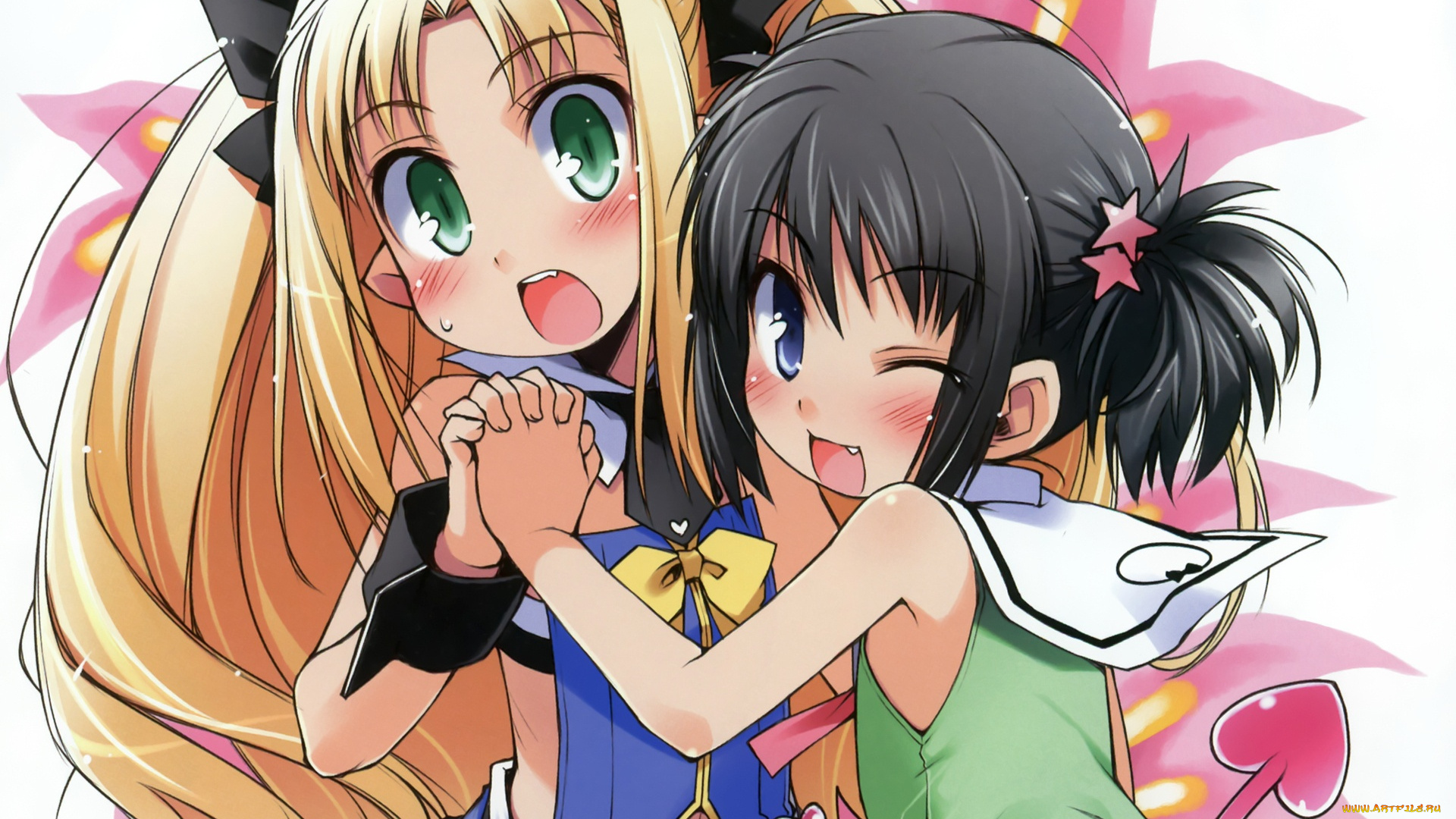 аниме, unknown, , другое, взгляд, девушки, фон