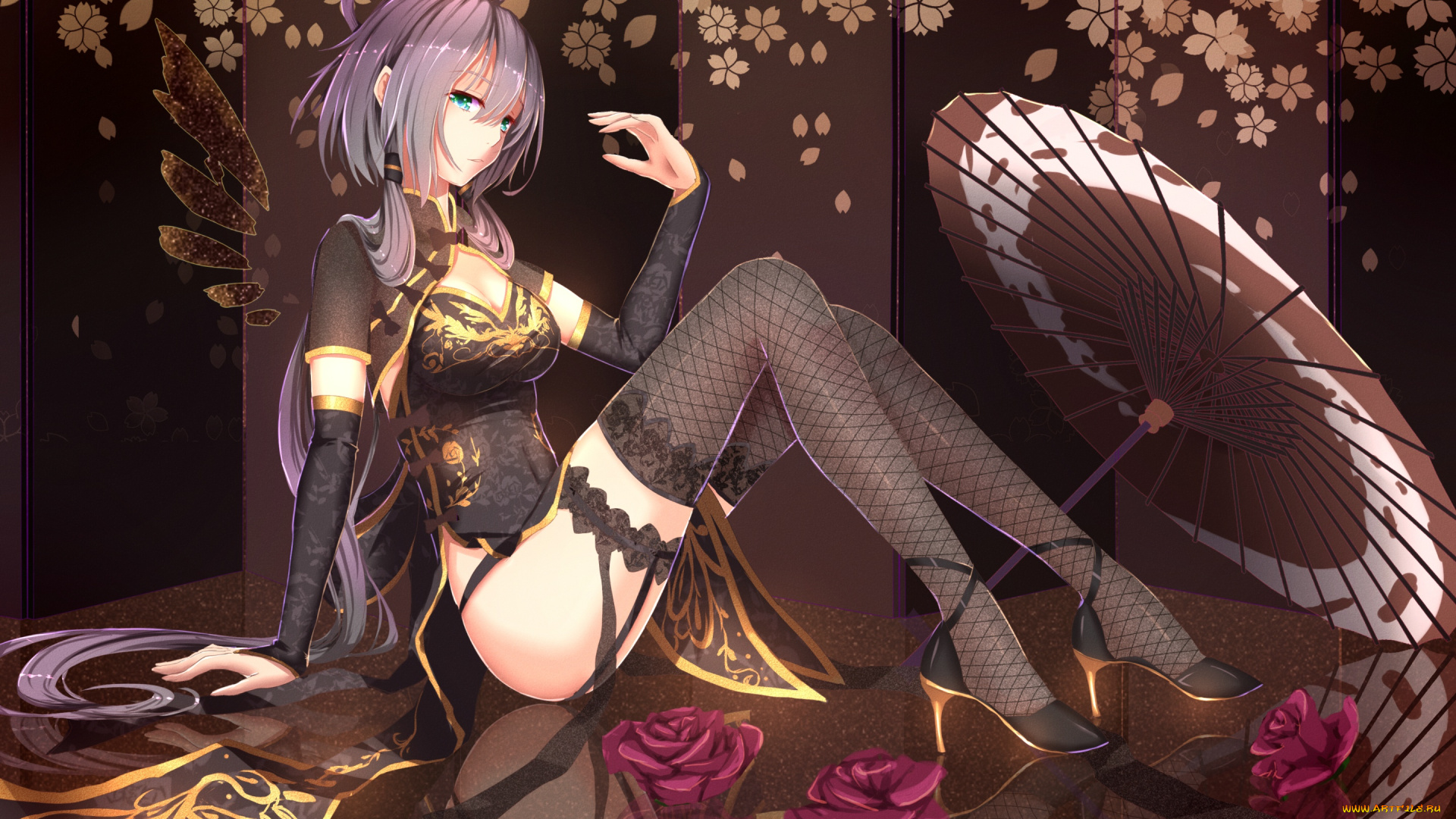 аниме, vocaloid, девушка