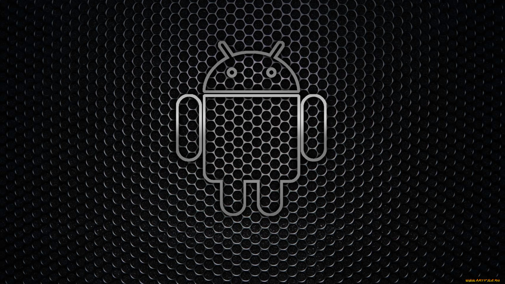 компьютеры, android, фон, логотип