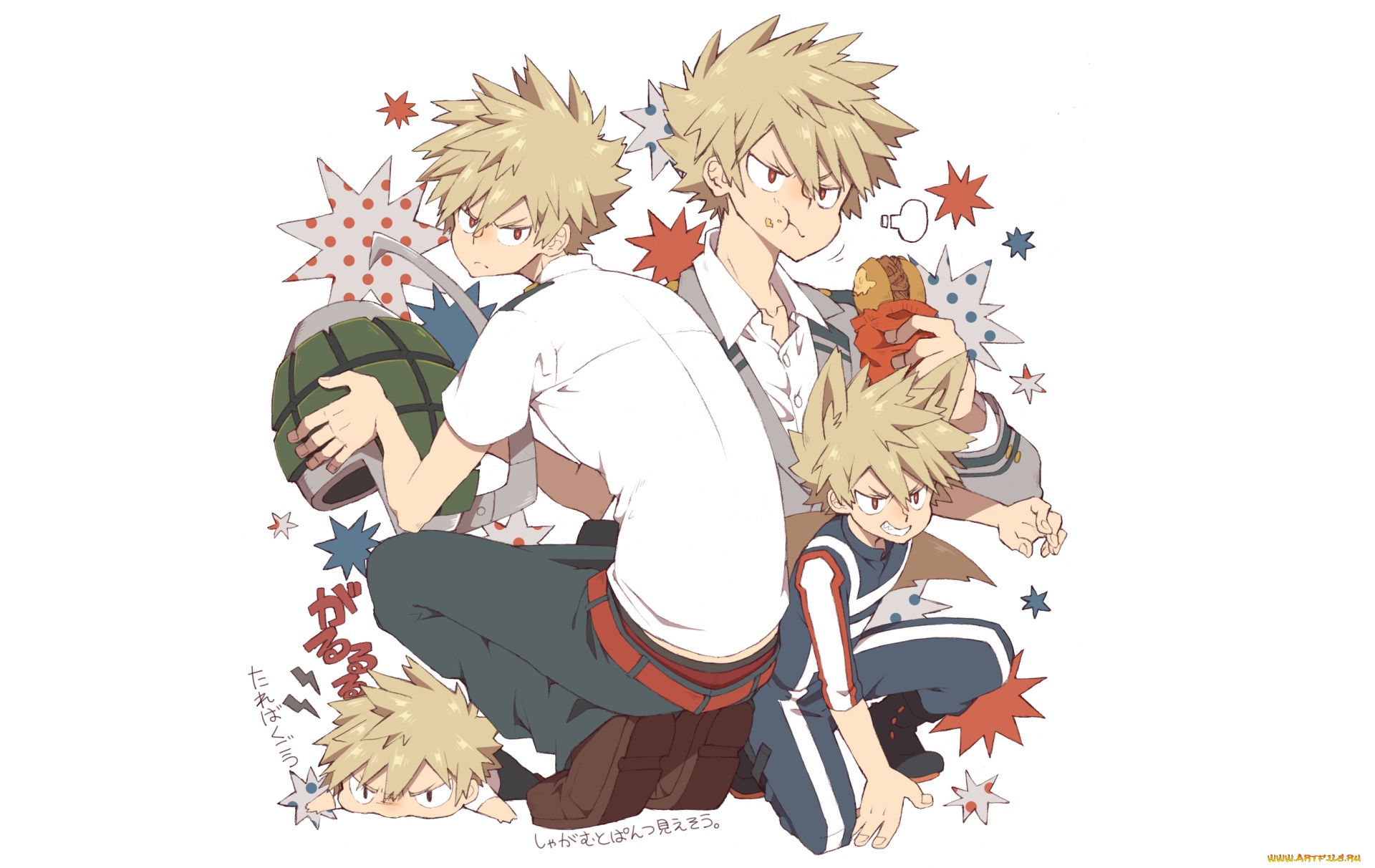 аниме, boku, no, hero, academia, парень