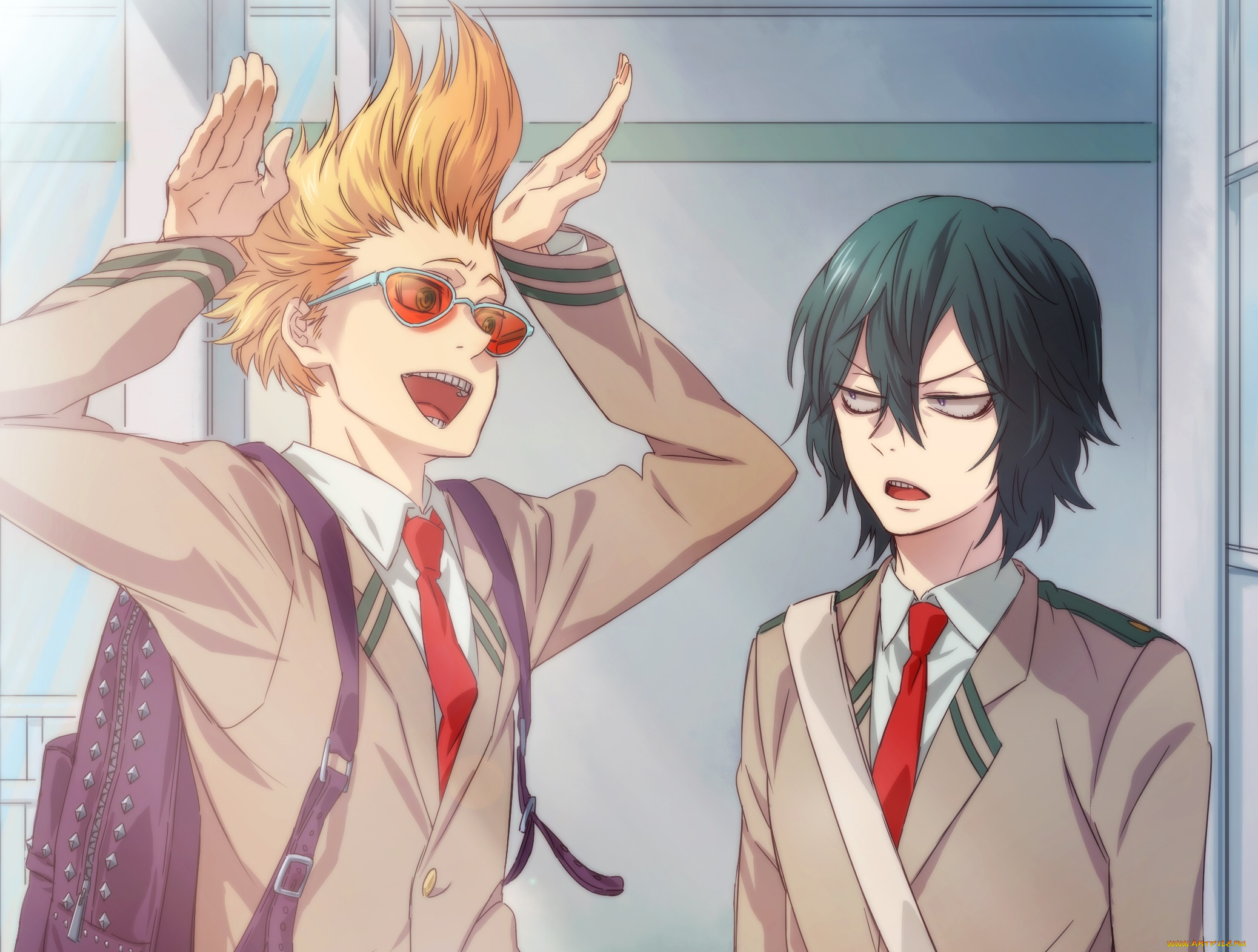 аниме, boku, no, hero, academia, парни