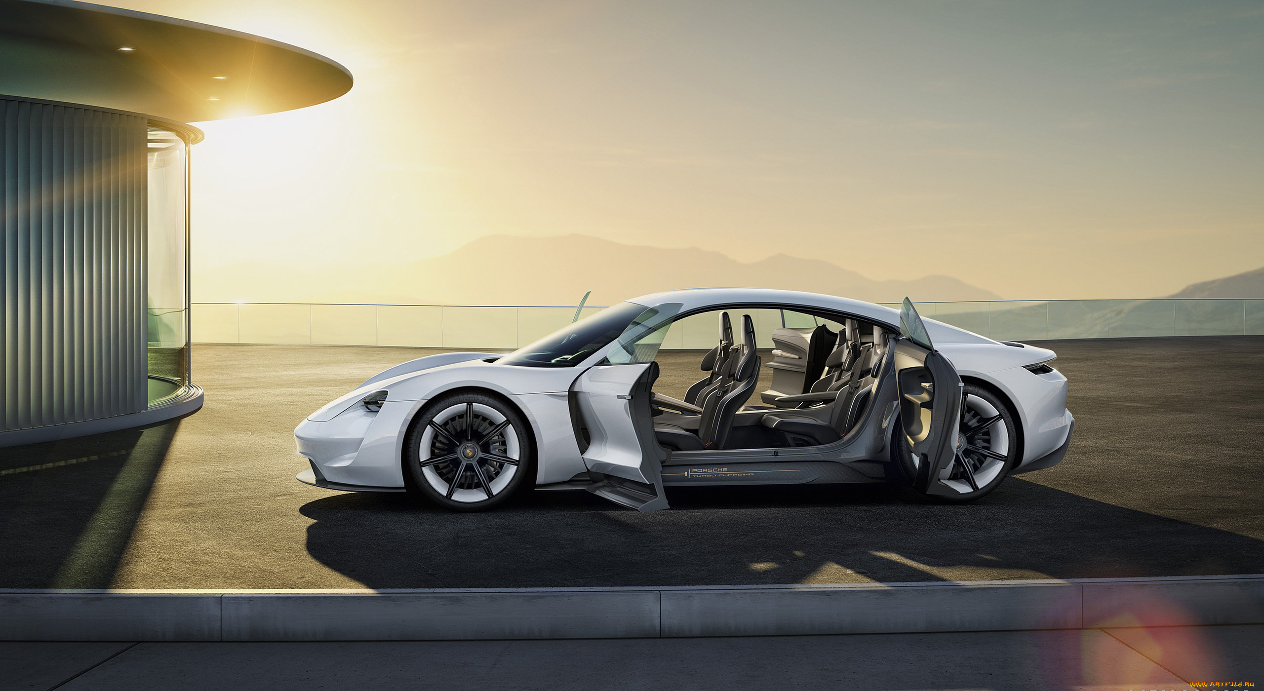 porsche, mission, e, concept, 2015, автомобили, porsche, 2015, concept, e, mission