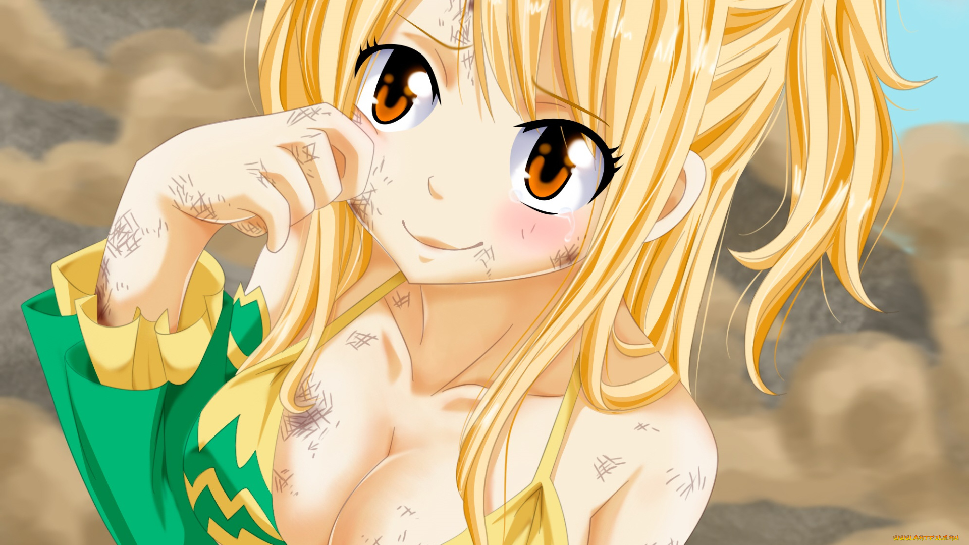 аниме, fairy, tail, люси