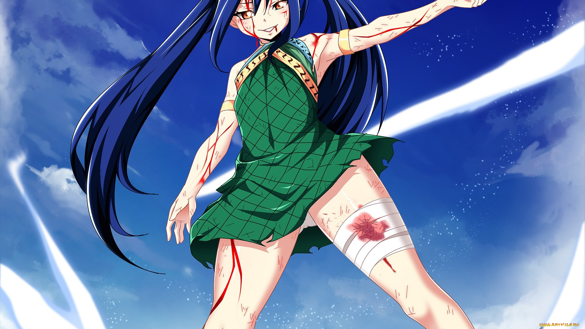 аниме, fairy, tail, wendy, belserion