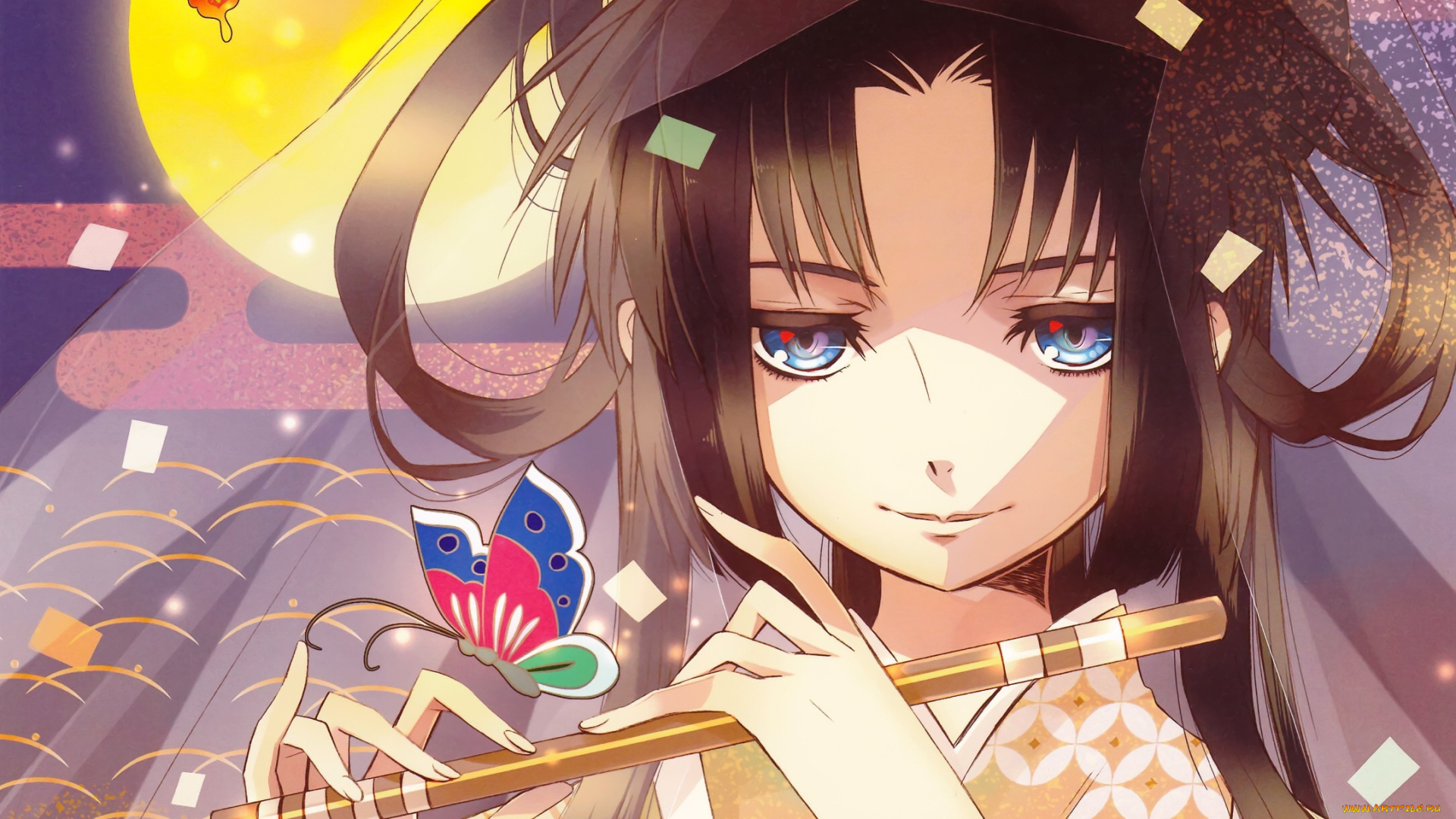 аниме, музыка, девушка