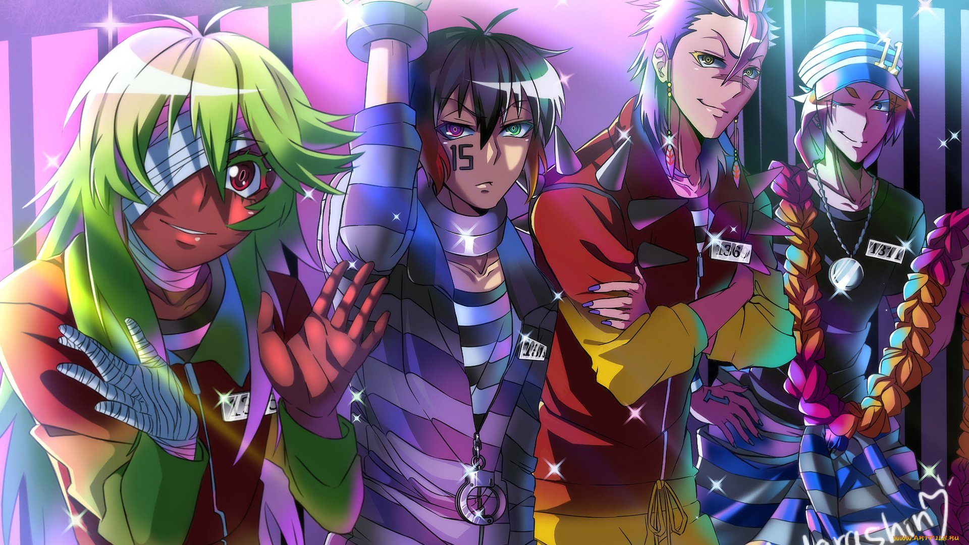 аниме, nanbaka, номернутые