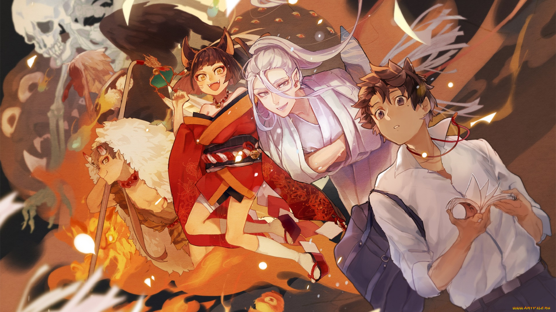 аниме, onmyouji, онмёджи