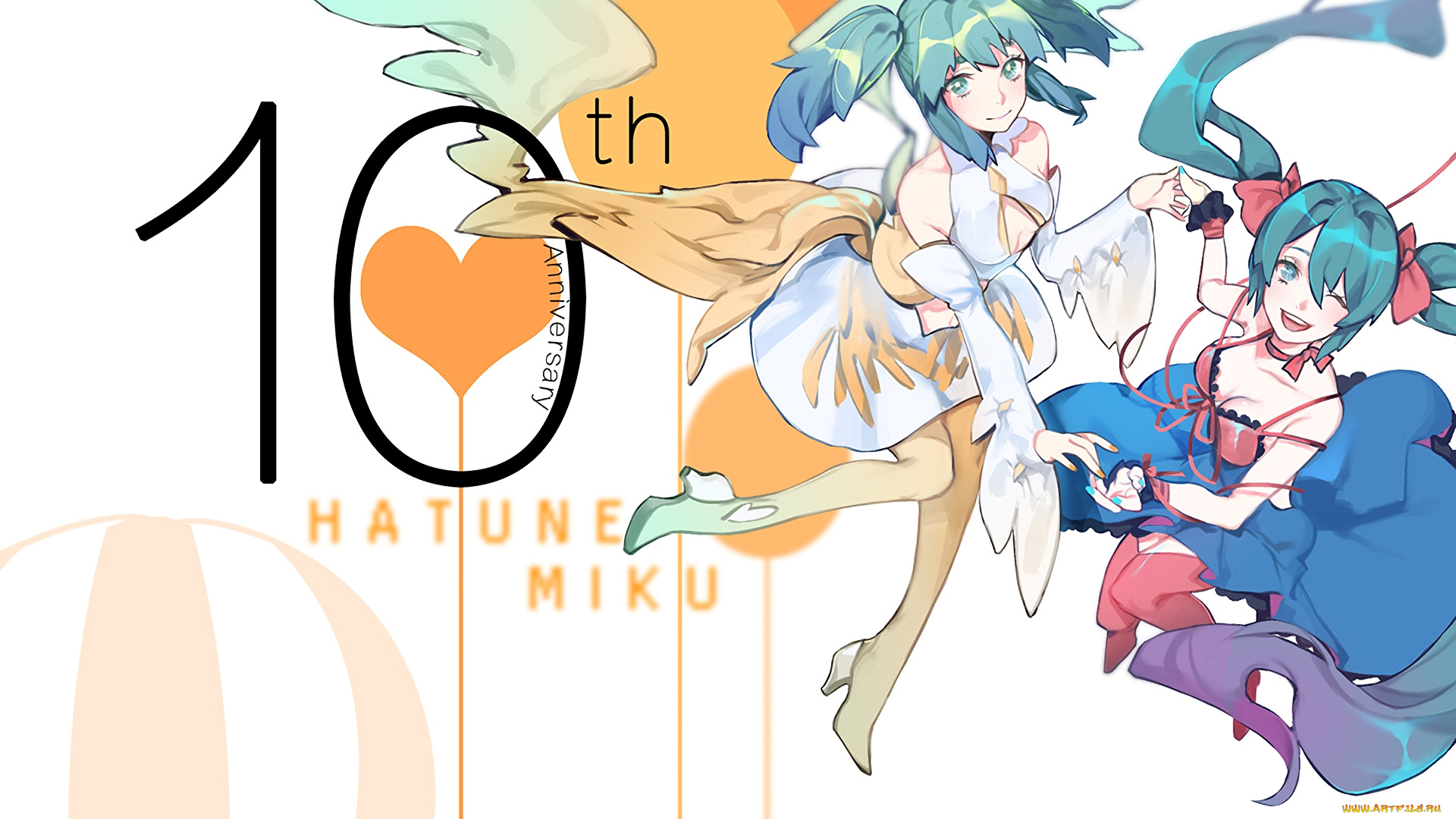 аниме, vocaloid, фон, девушка, взгляд