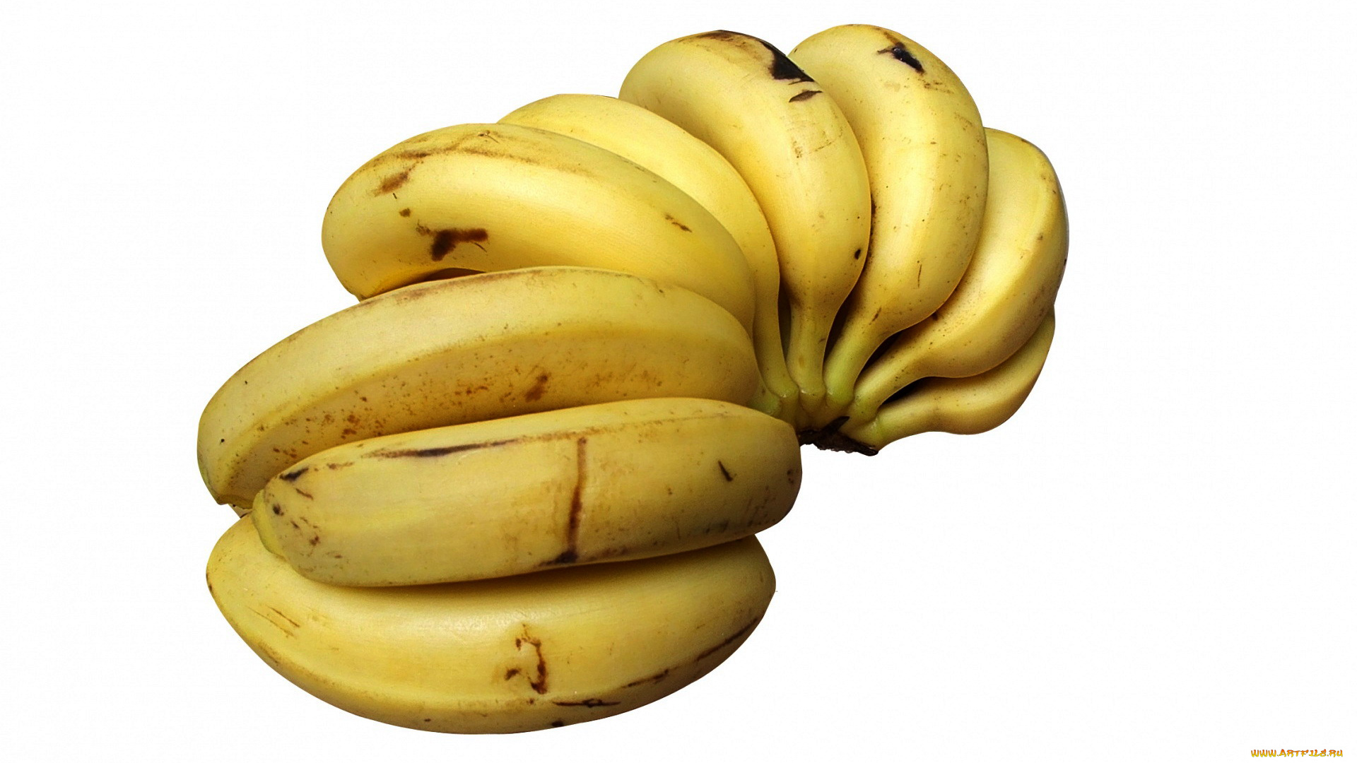 еда, бананы, зрелые, фрукты, связка