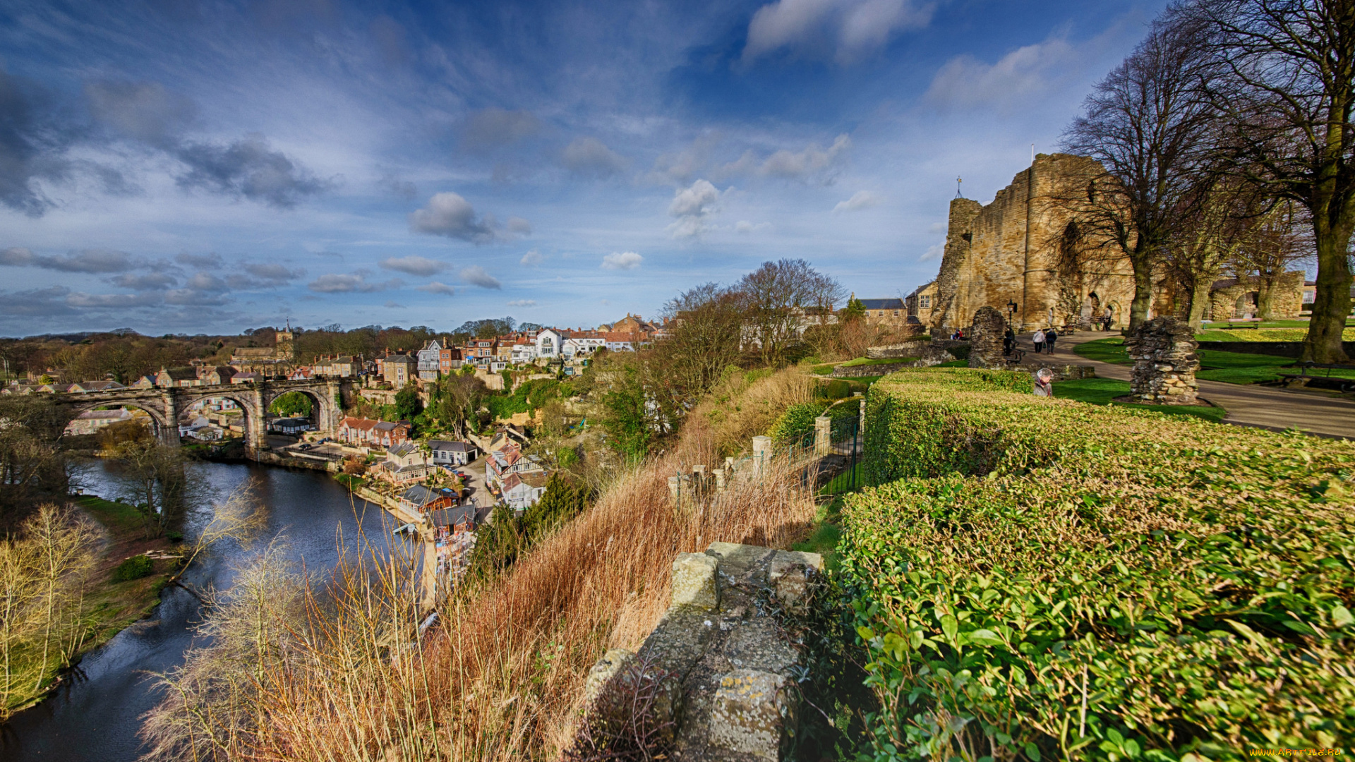 города, -, панорамы, простор