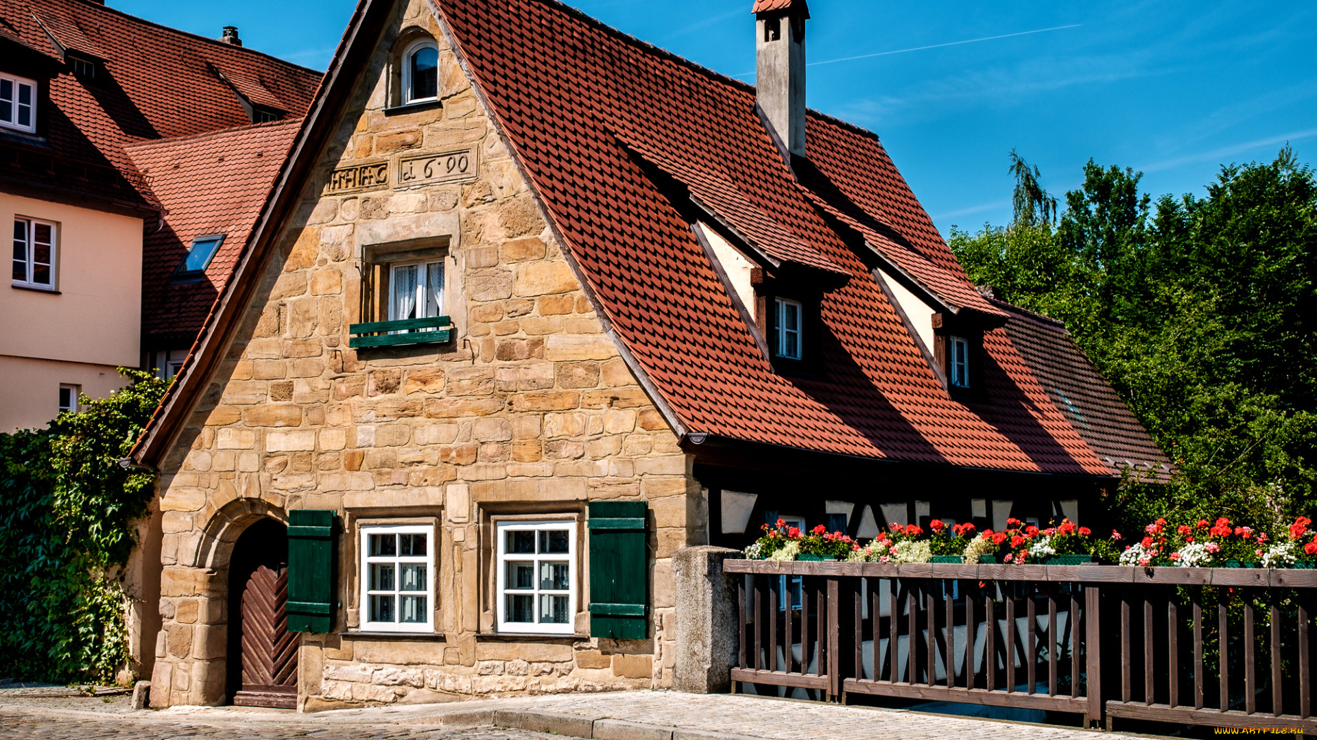 города, -, здания, , дома, простор