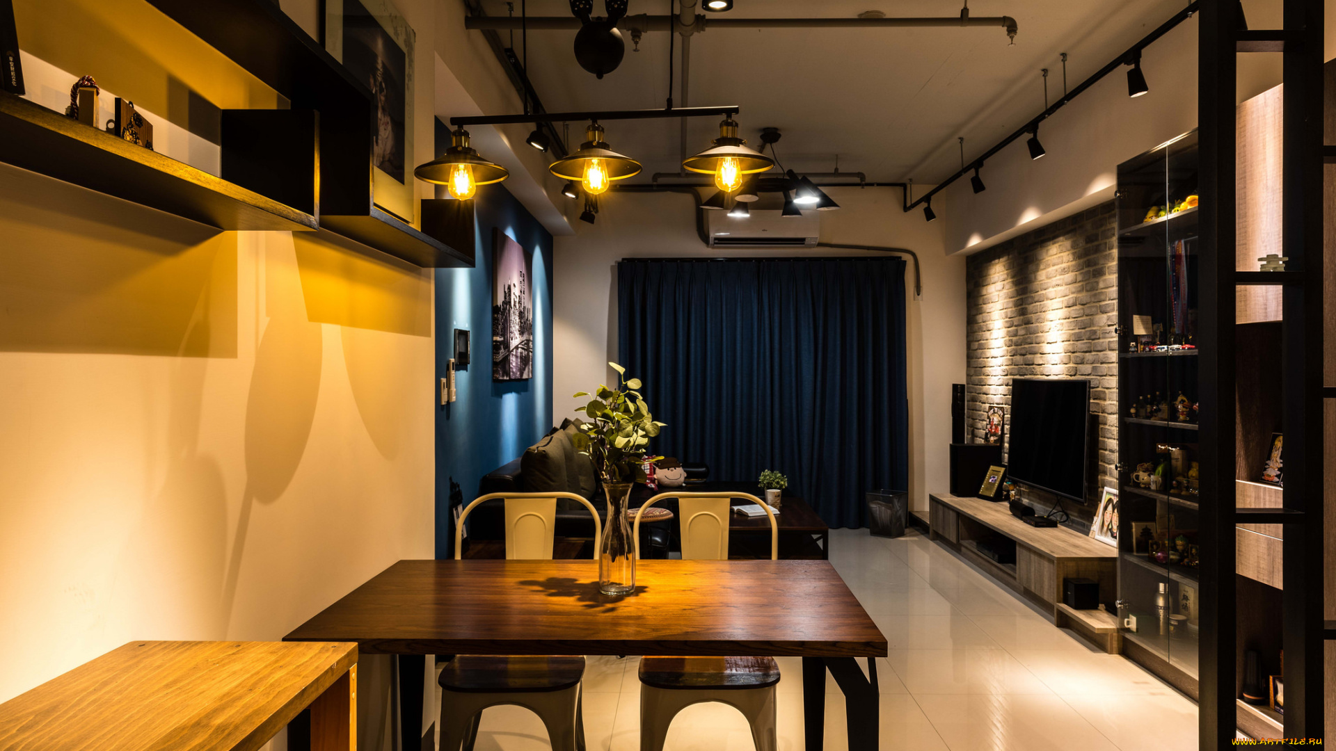 интерьер, гостиная, living, room, стиль, стол, мебель, style, furniture, table