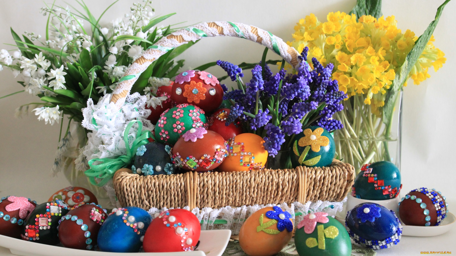 праздничные, пасха, праздник, украшение, радость, воскресение, весна
