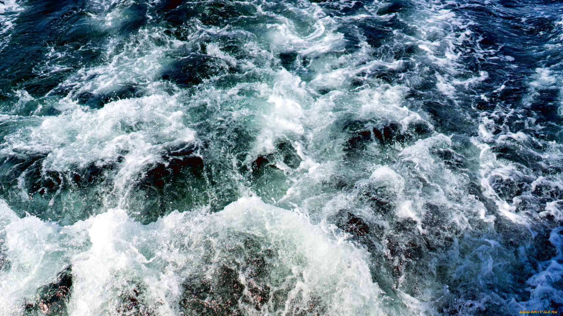 природа, моря, океаны, волны