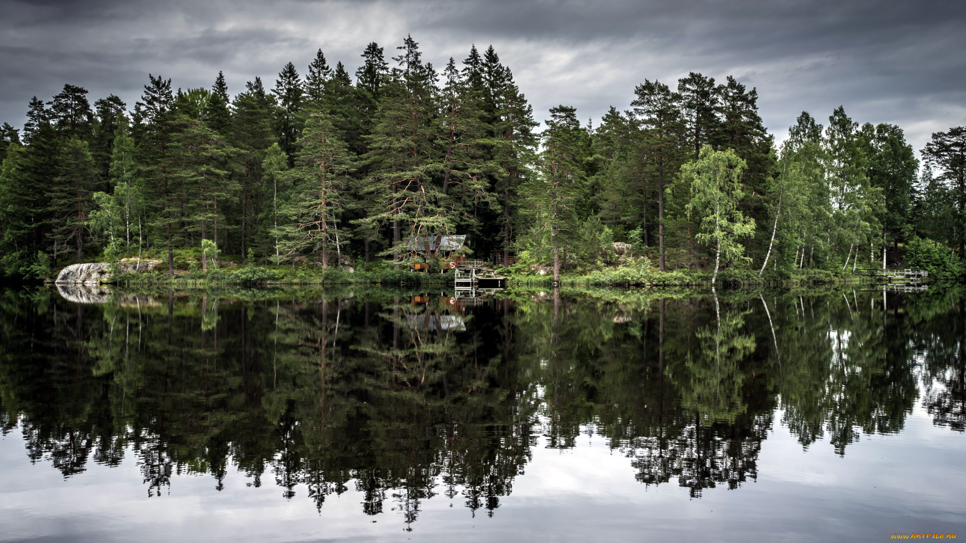 природа, реки, озера, отражение, вода, река