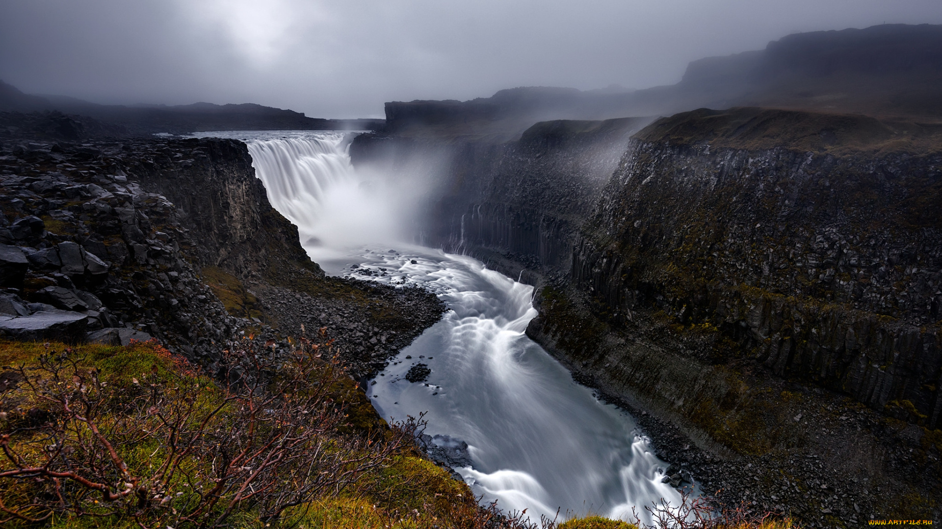 природа, водопады, простор