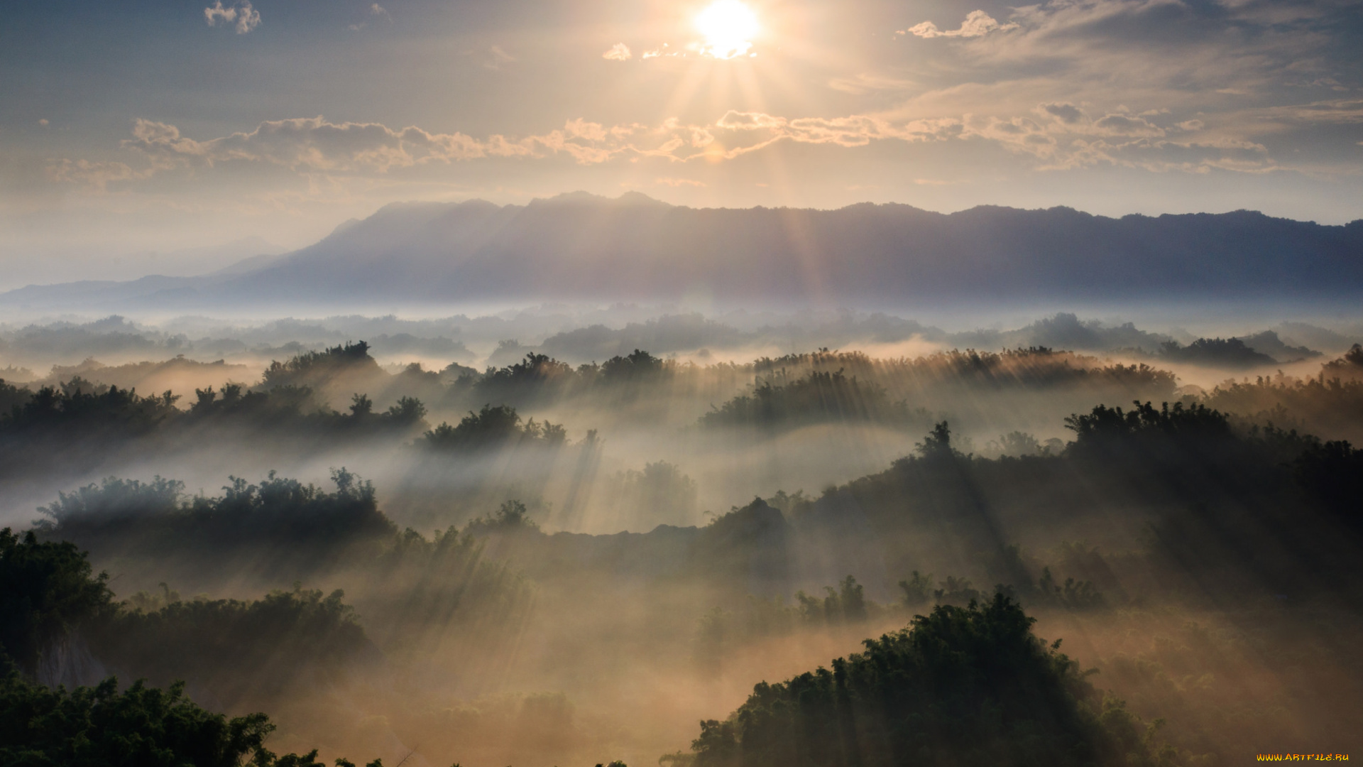 природа, восходы, закаты, утро