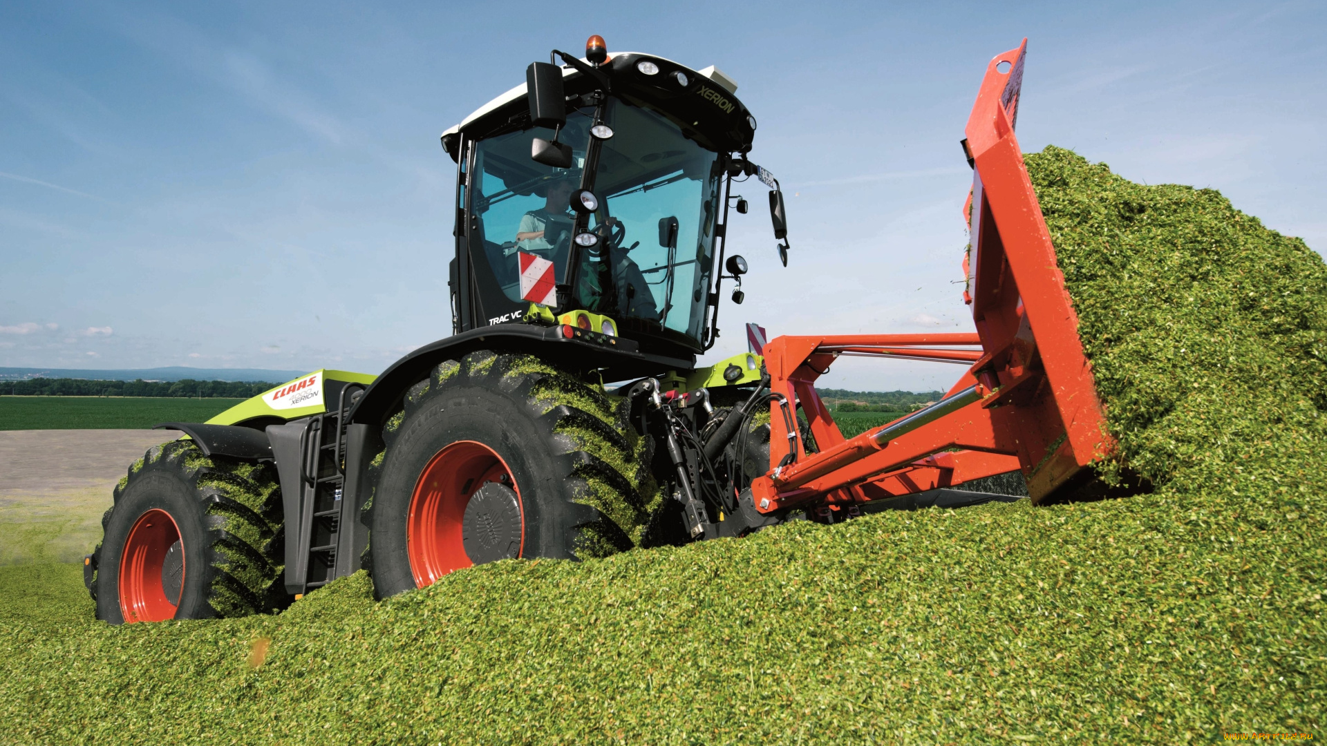 техника, фронтальные, погрузчики, claas