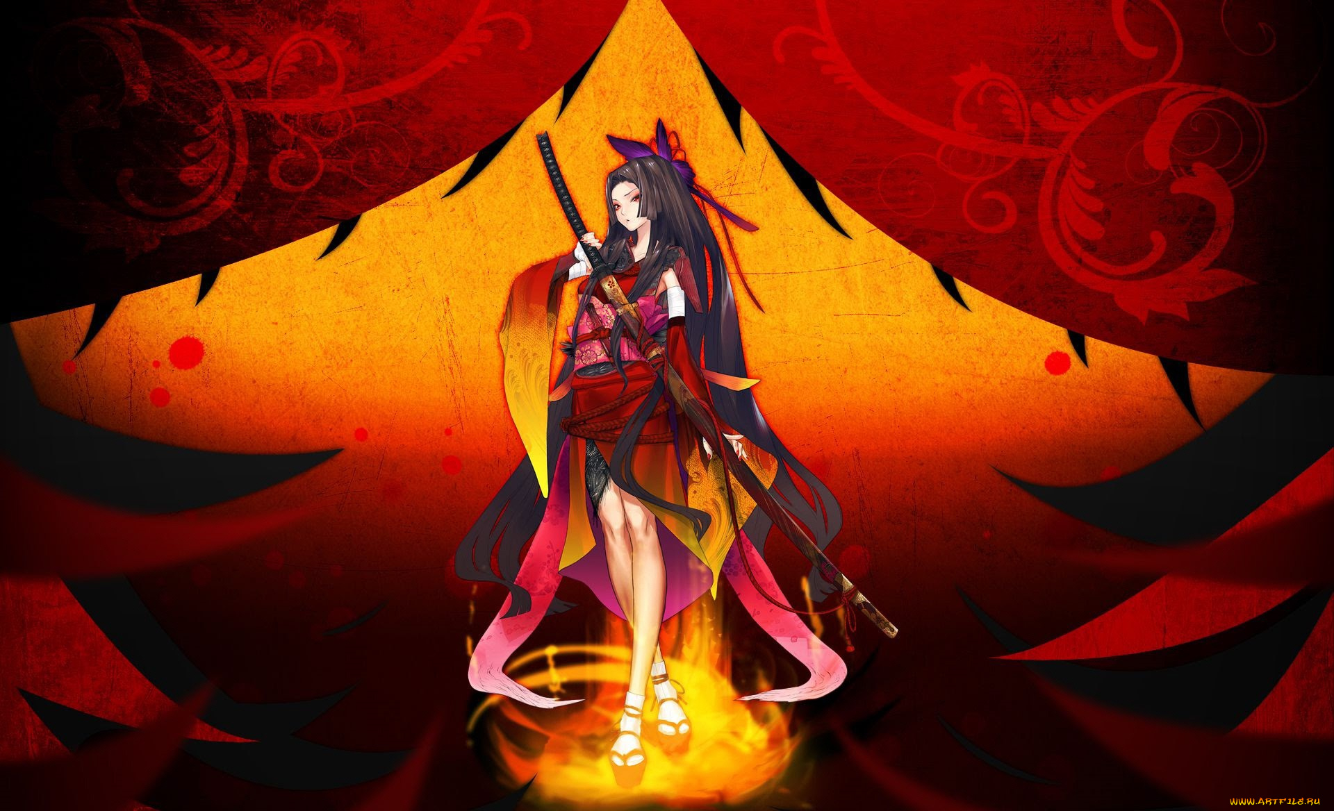 аниме, оружие, , техника, , технологии, девушка