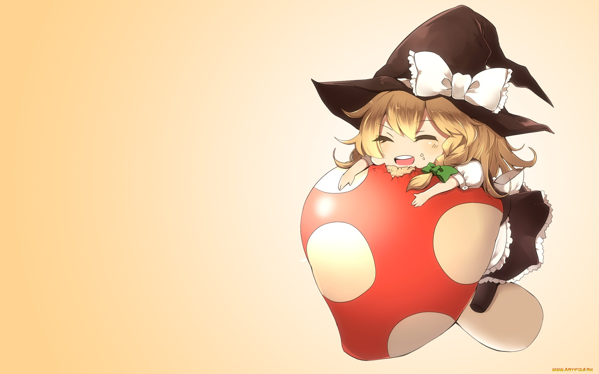 аниме, touhou, фон, девушка, взгляд