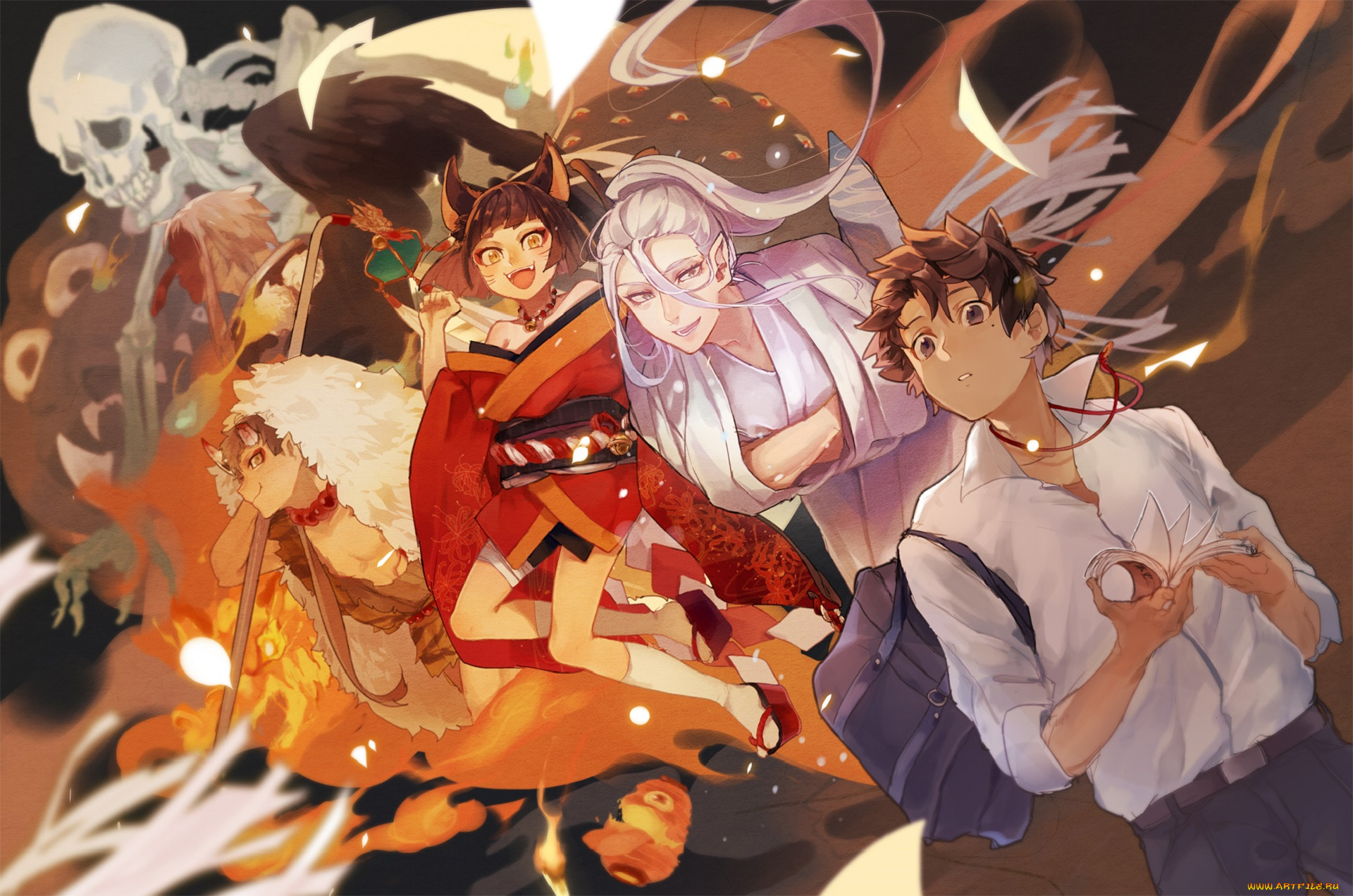 аниме, onmyouji, онмёджи