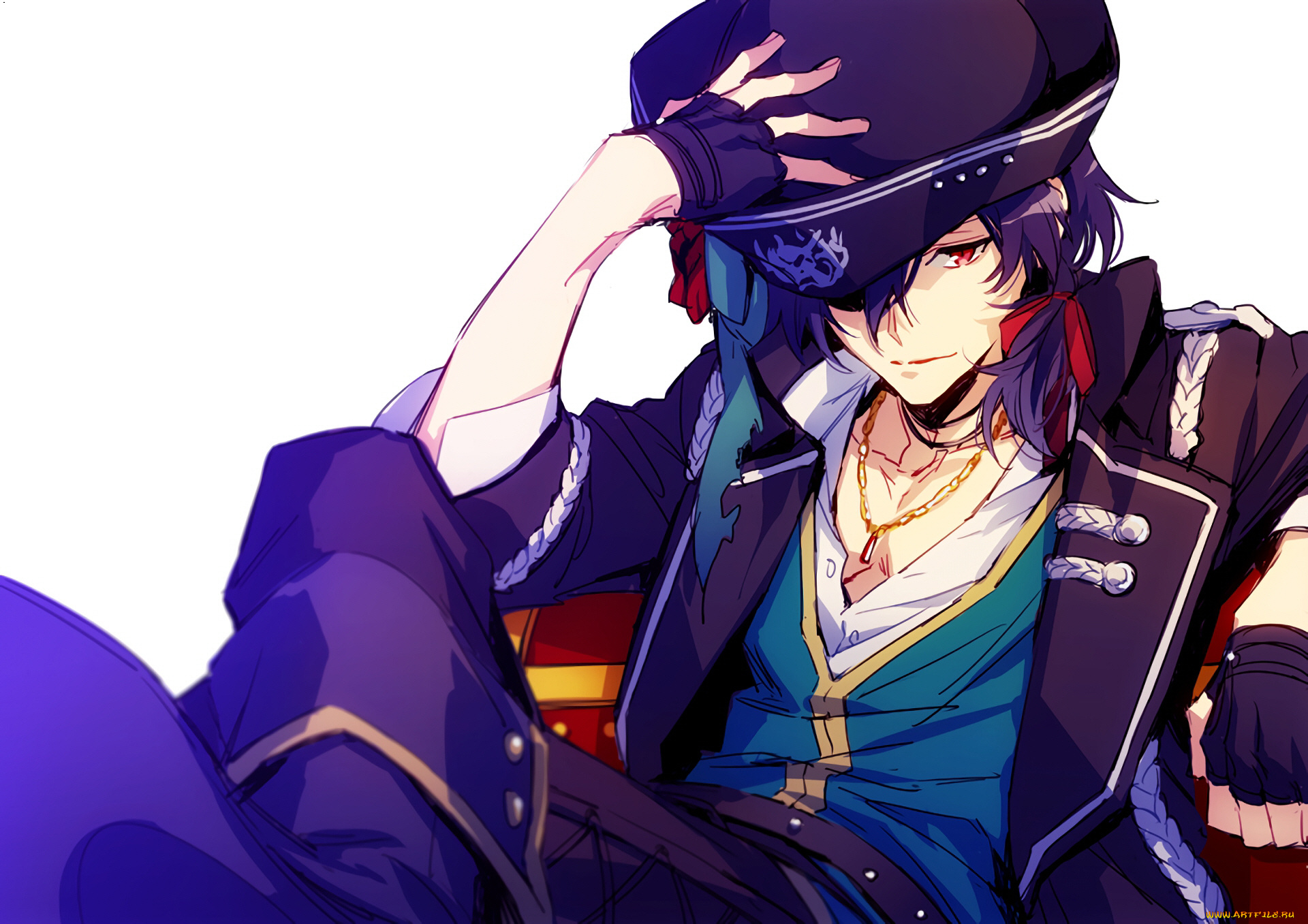 аниме, ensemble, stars, парень