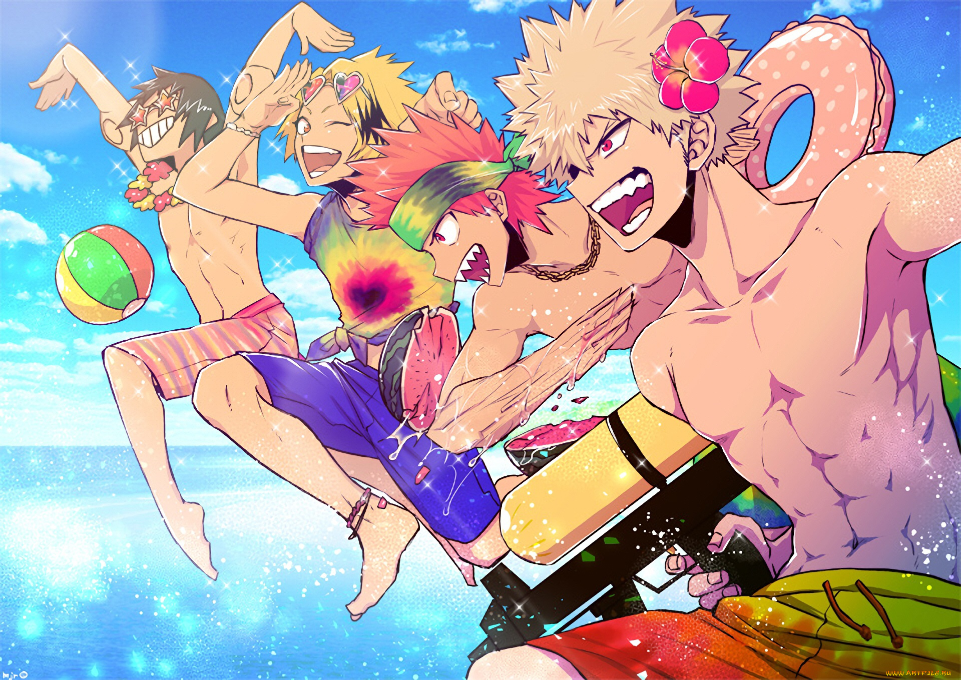 аниме, boku, no, hero, academia, моя, геройская, академия