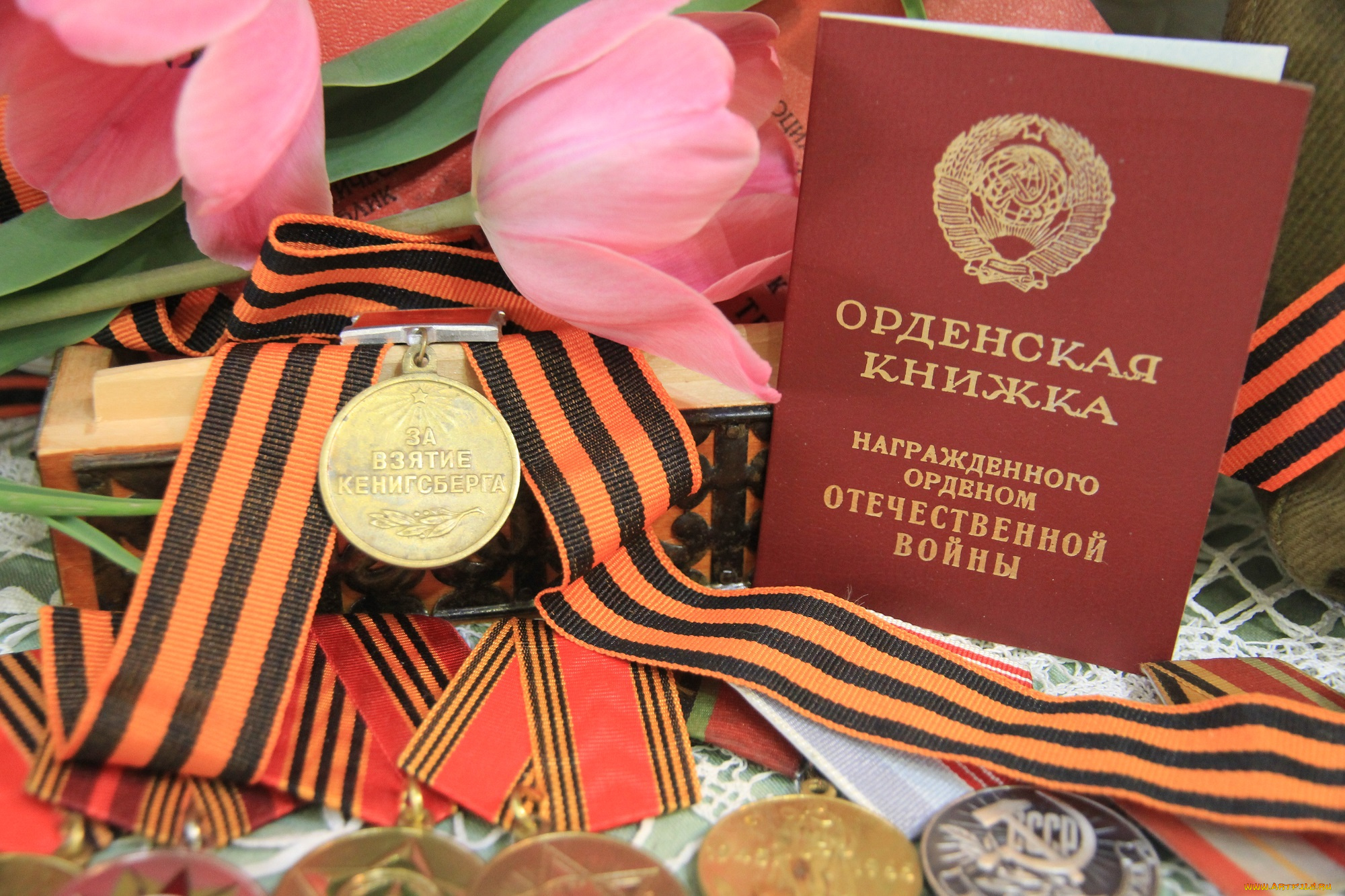 праздничные, день, победы, вов, ордена, медали, май, радость, война, победители, победа