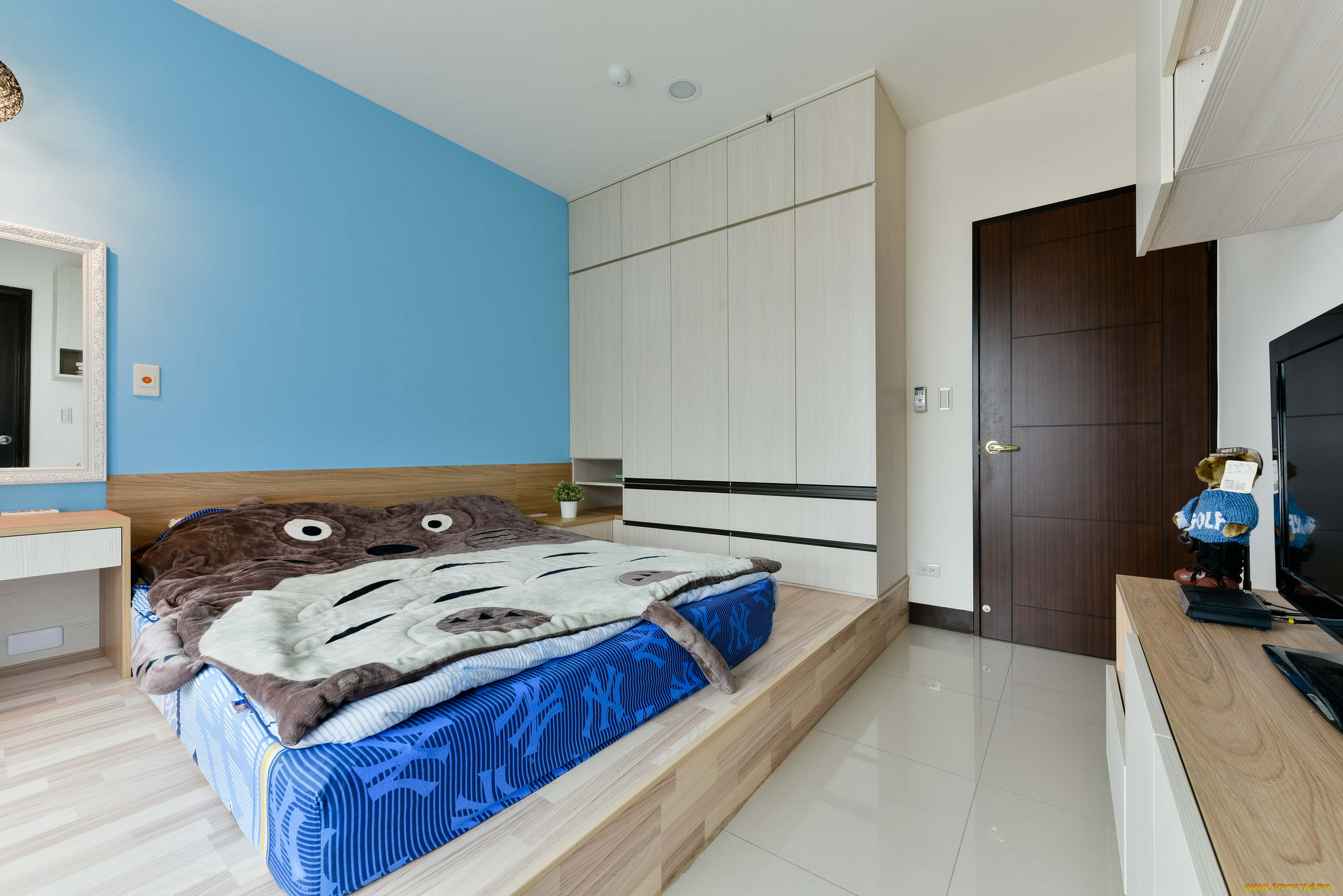 интерьер, спальня, рамка, светильник, мебель, стиль