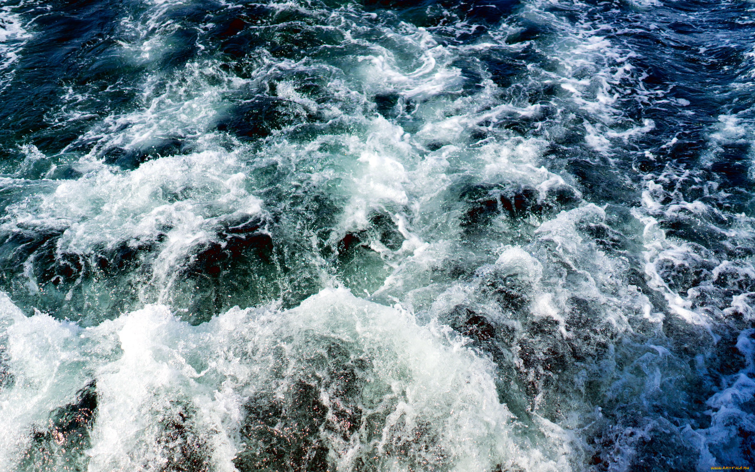 природа, моря, океаны, волны