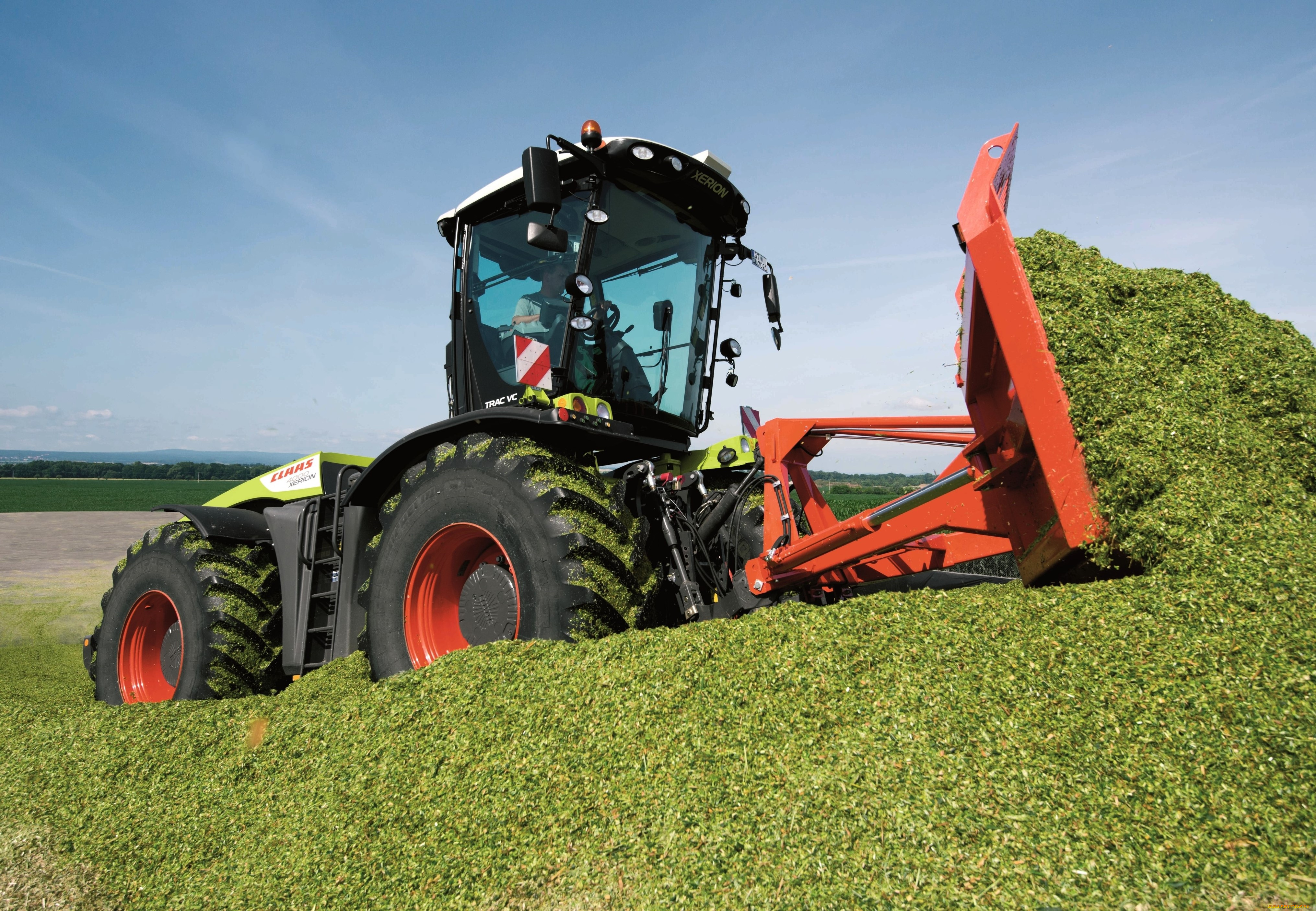 техника, фронтальные, погрузчики, claas