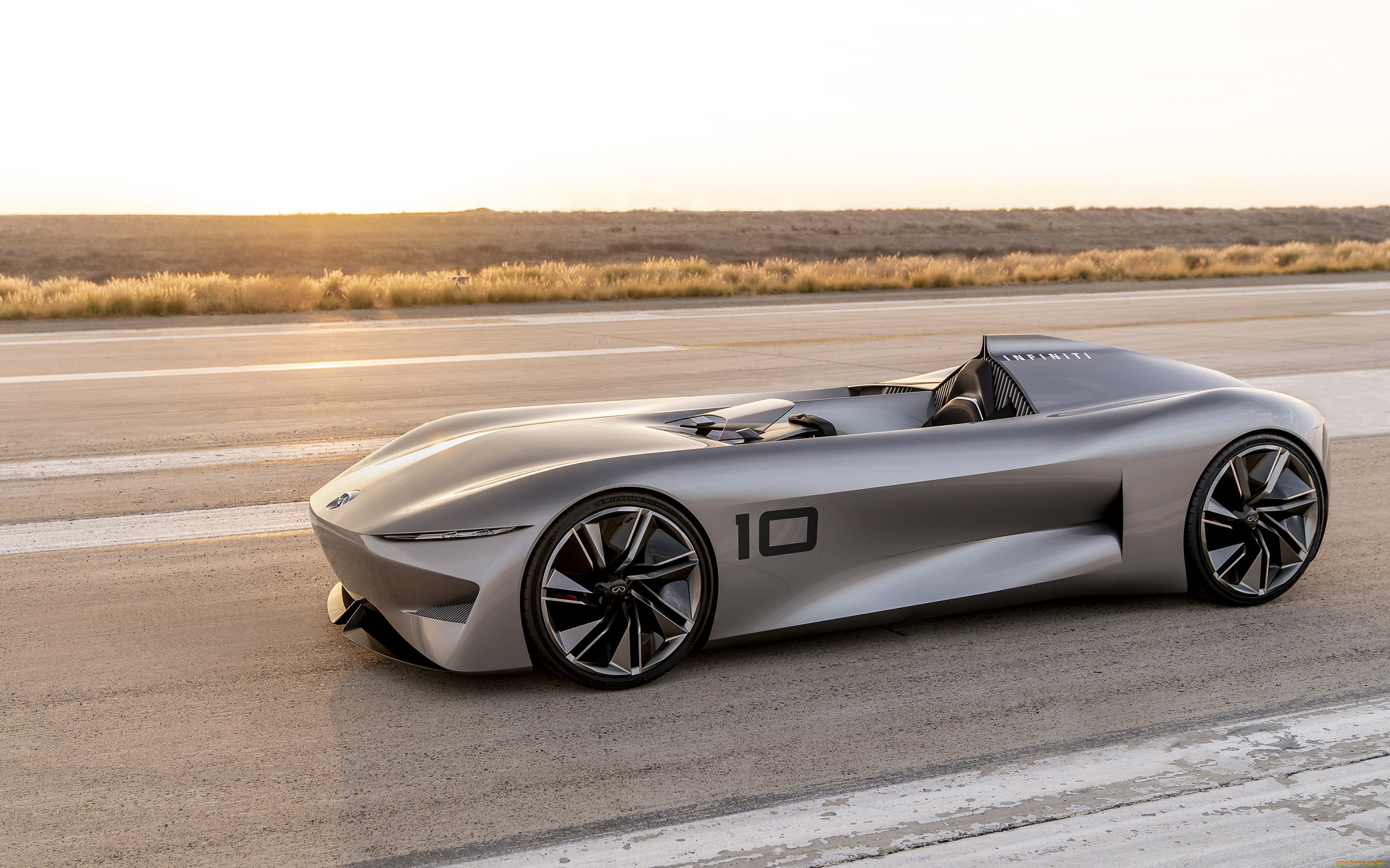 2018, infiniti, prototype, 10, автомобили, infiniti, ретро-стиль, вид, спереди, суперкар, родстер