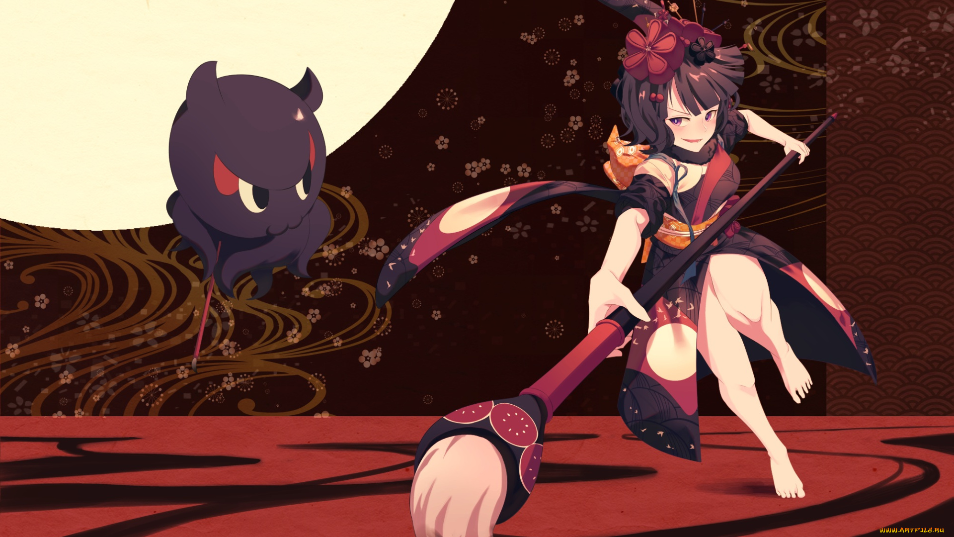 аниме, fate, stay, night, , grand, order, , apocrypha, фон, девушка, взгляд