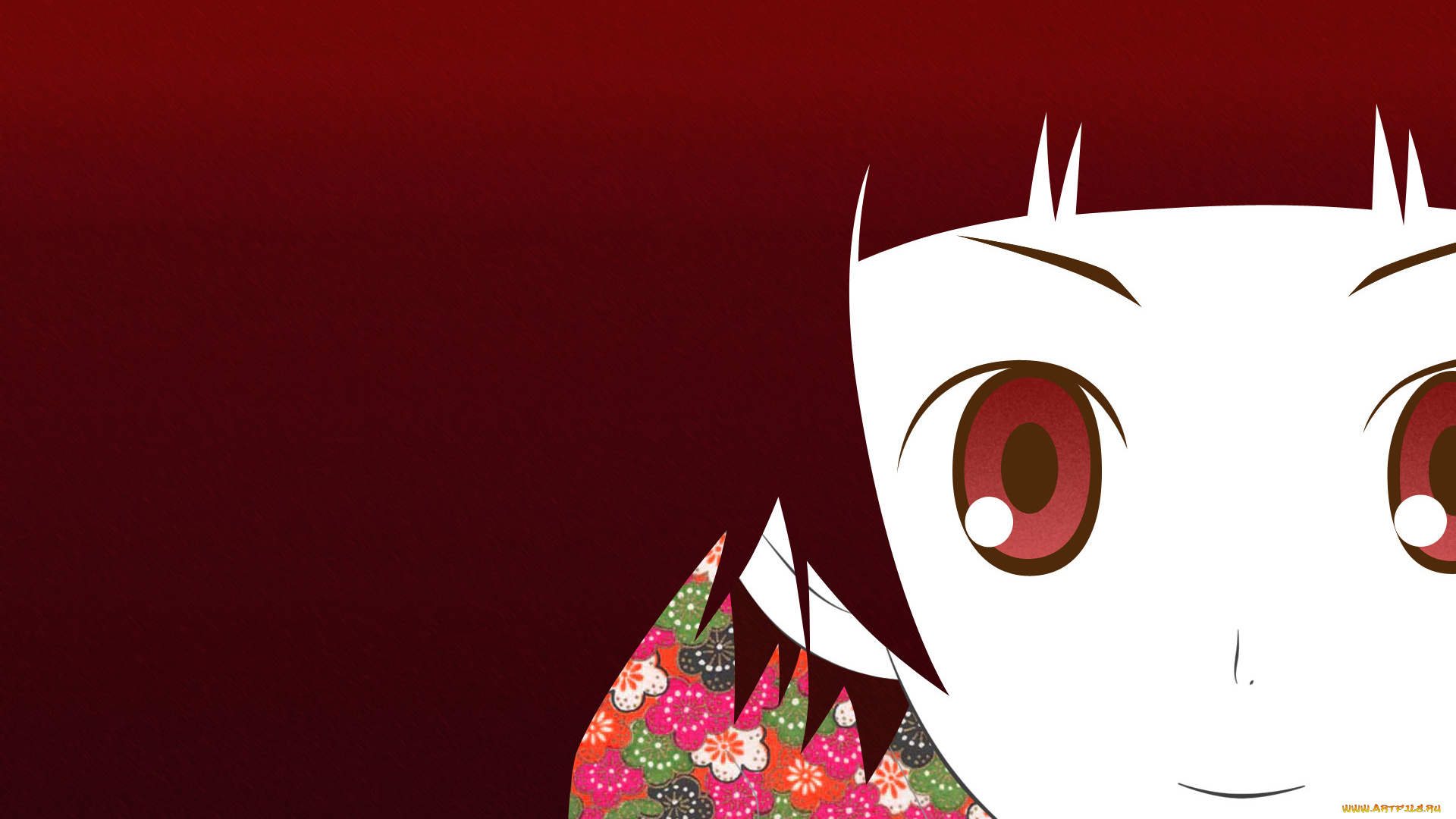 аниме, sayonara, zetsubo, sensei, лицо, девочка